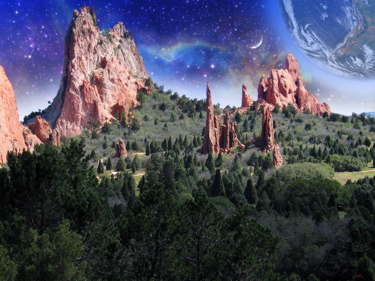 Garden of God wallpaper. Garden of God
