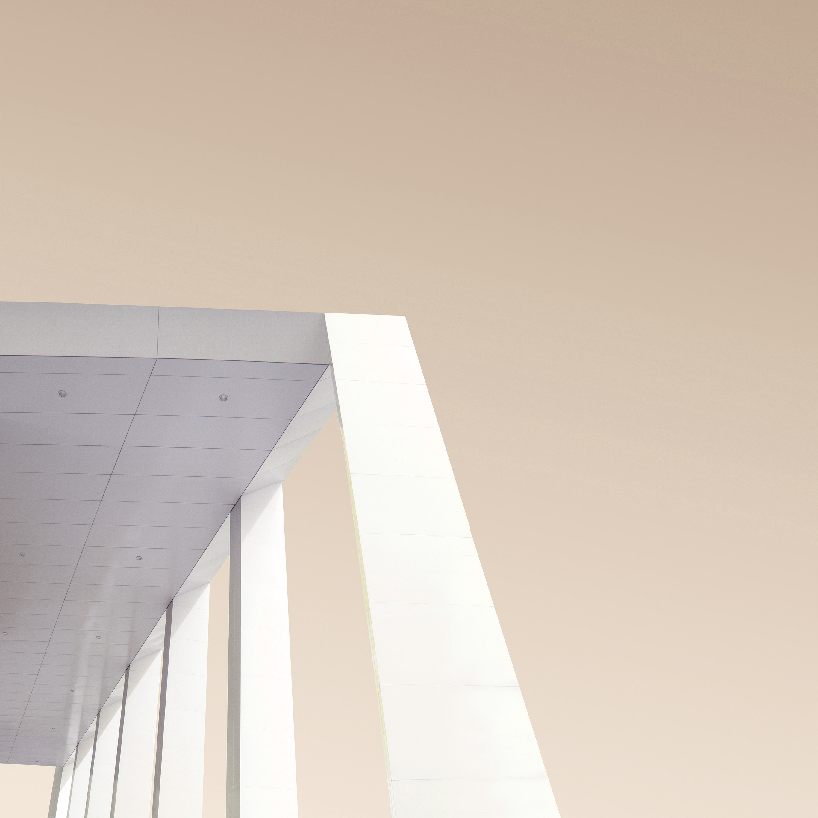 Simple Architecture Beige Pattern Background Wallpaper