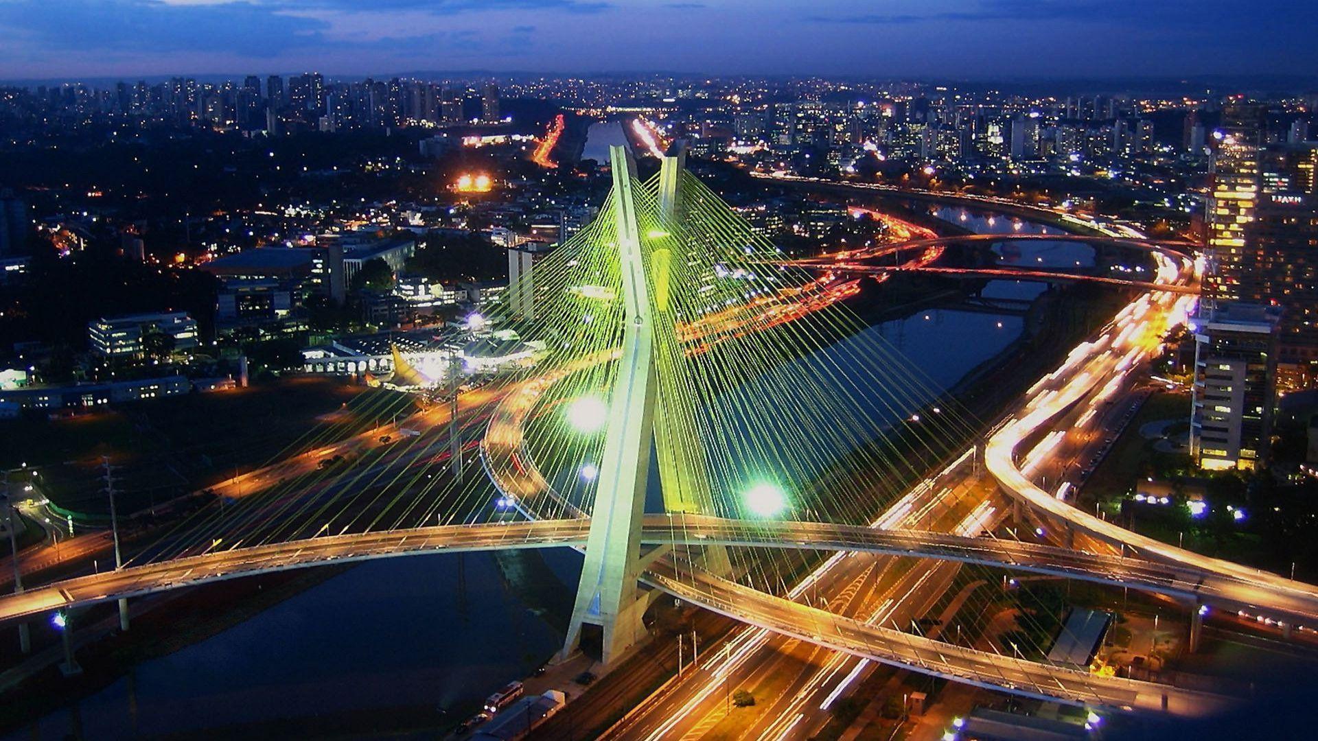 Sao Paulo Bridge Wallpaper, Image, Background, Picture