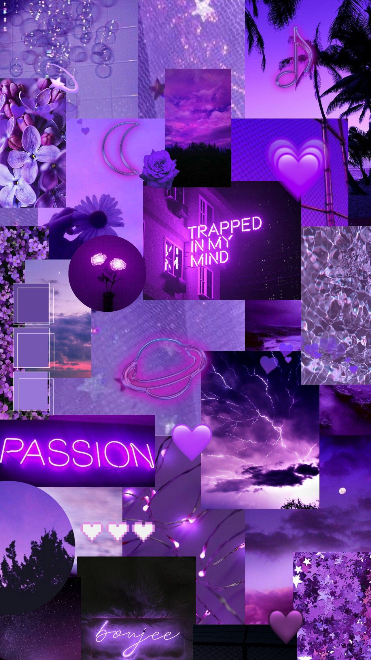 cute purple backgrounds for girls