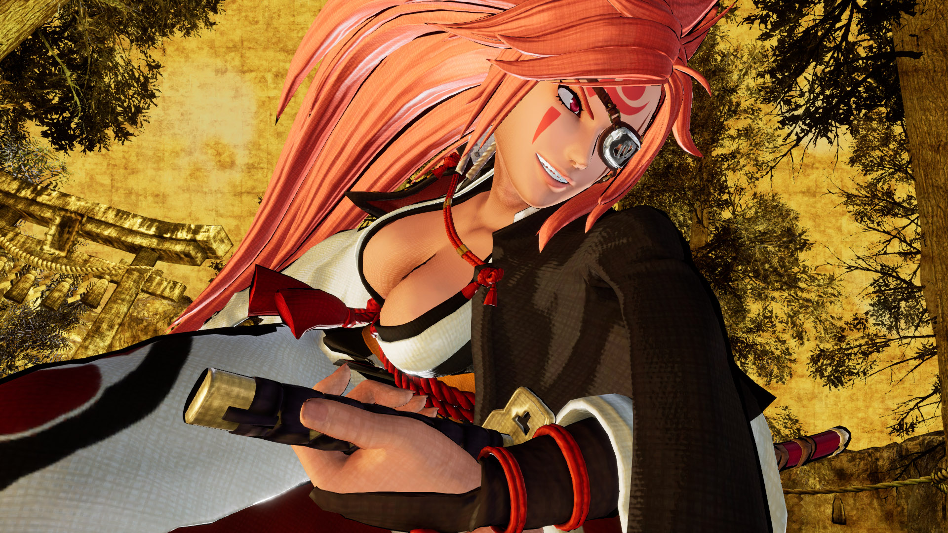 Baiken from Guilty Gear joins Samurai Shodown and appears in new trailer