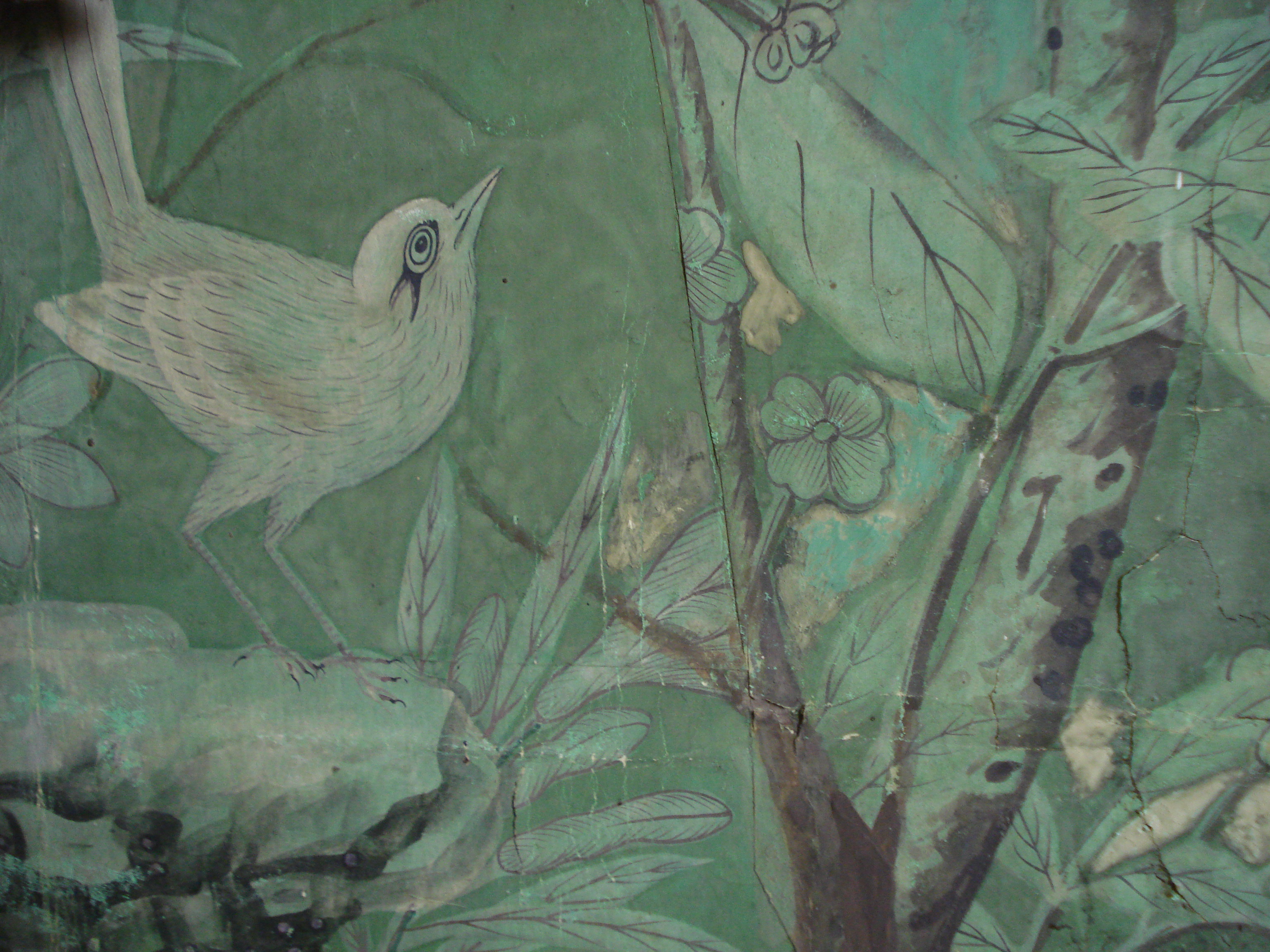 A room full of birds, Eighteenth Century Wallpaper. The Bentley Blog