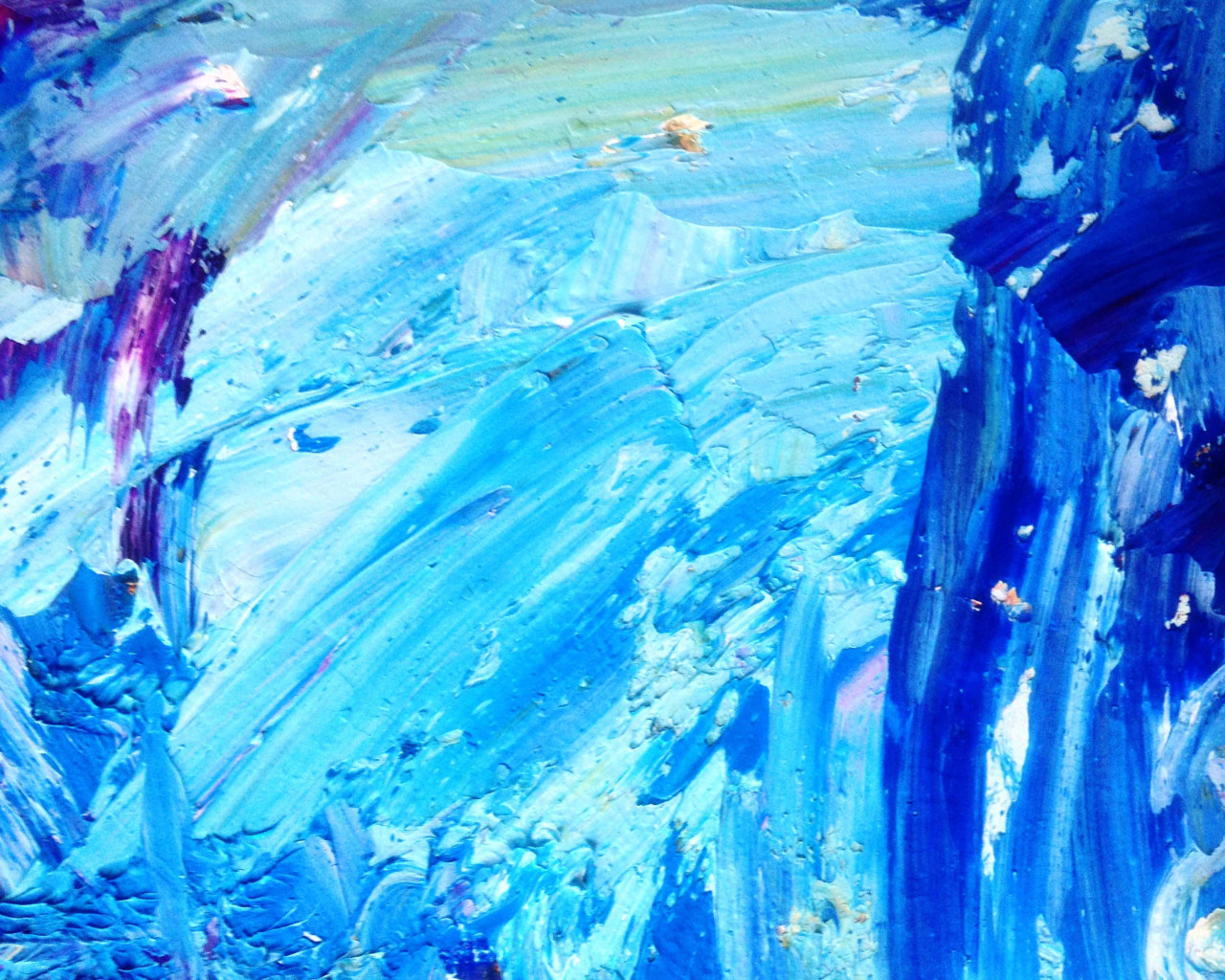 Blue and White Abstract Painting wallpaper, abstract oil painting, art • Wallpapers For You HD Wallpapers For Desktop & Mobile