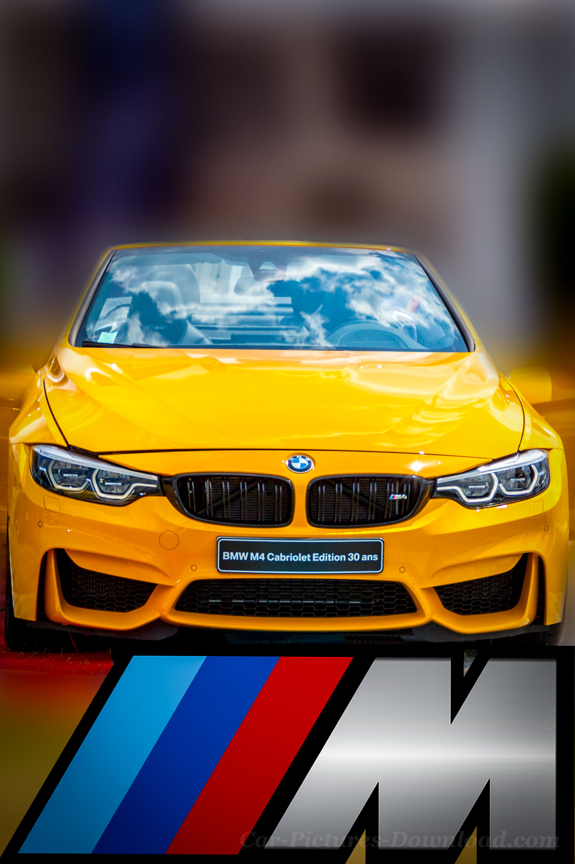 Yellow Bmw M4 Cabriolet Car Wallpaper Android