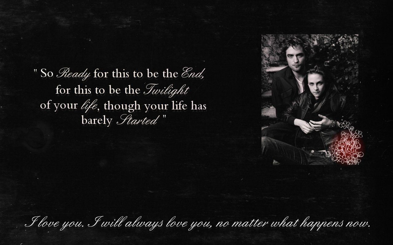 Famous Twilight Saga Quotes Wallpaper. 
