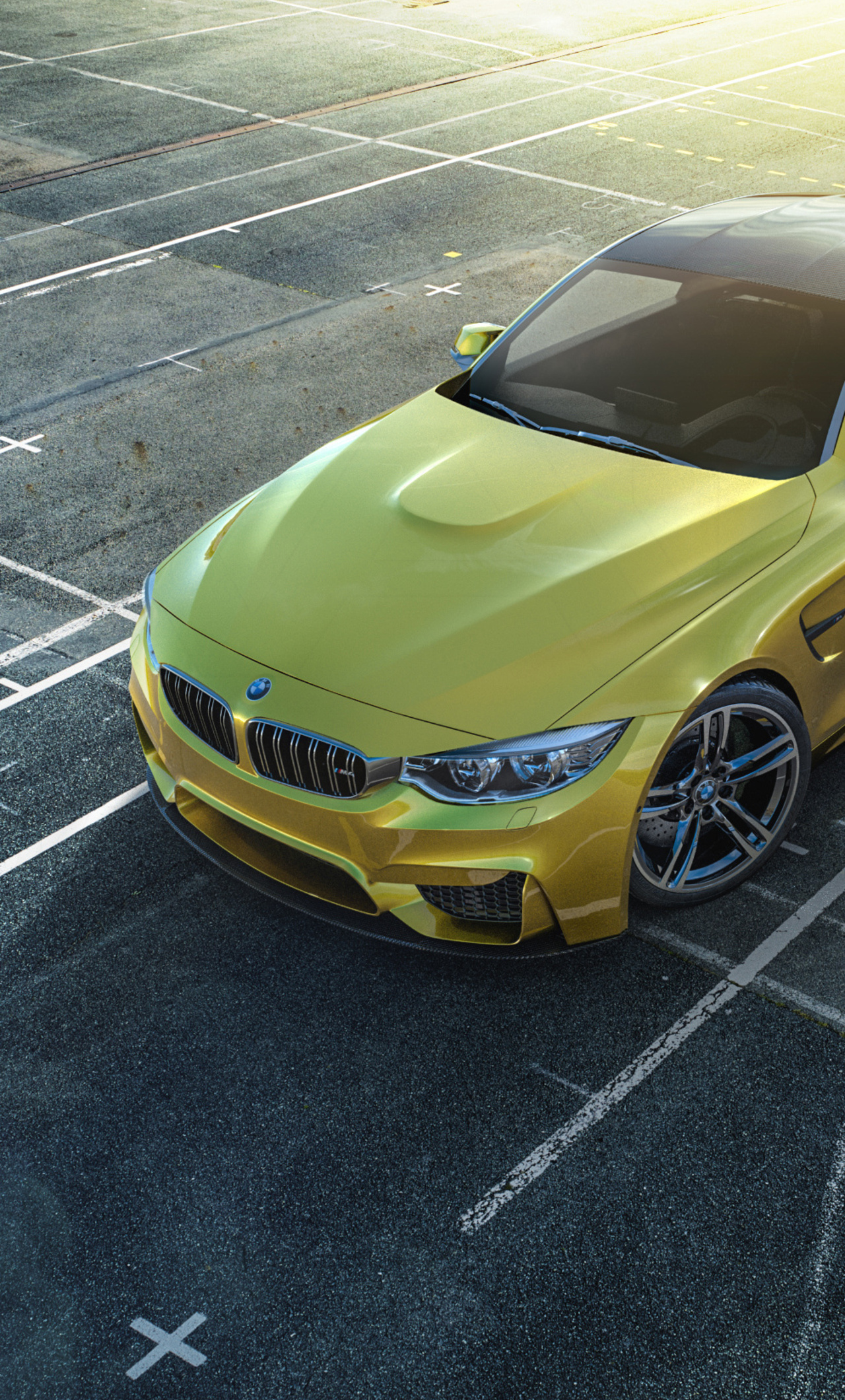 Bmw Yellow iPhone HD 4k Wallpaper, Image, Background, Photo and Picture