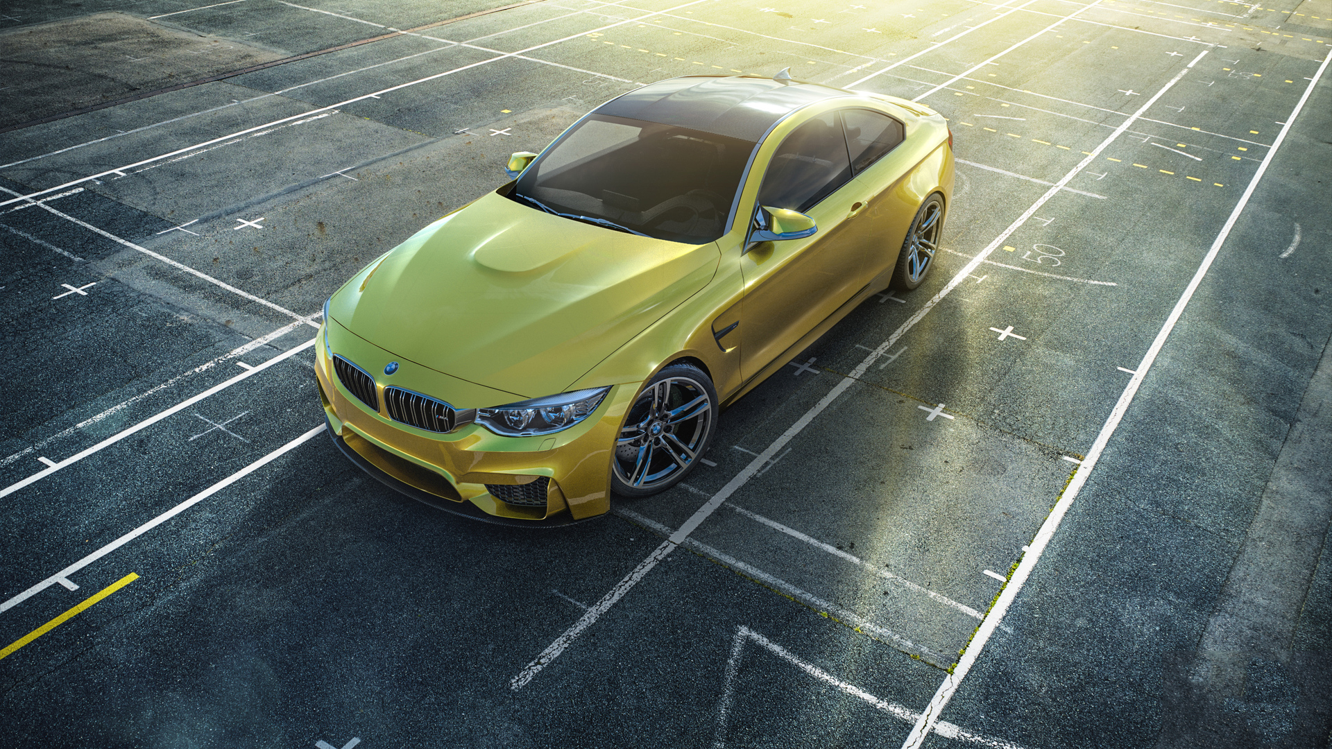 Bmw Yellow Laptop Full HD 1080P HD 4k Wallpaper, Image, Background, Photo and Picture