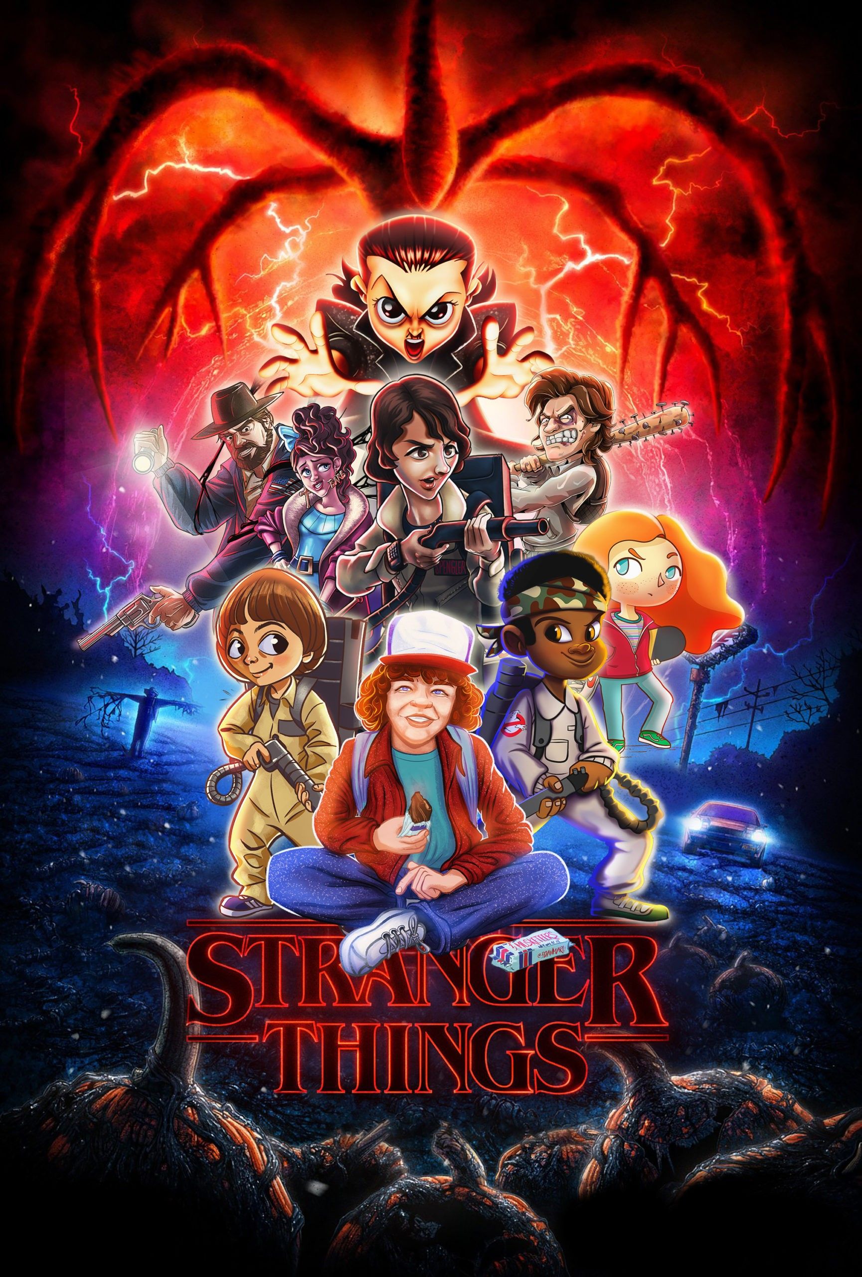 Stranger Things Anime Wallpapers  Wallpaper Cave