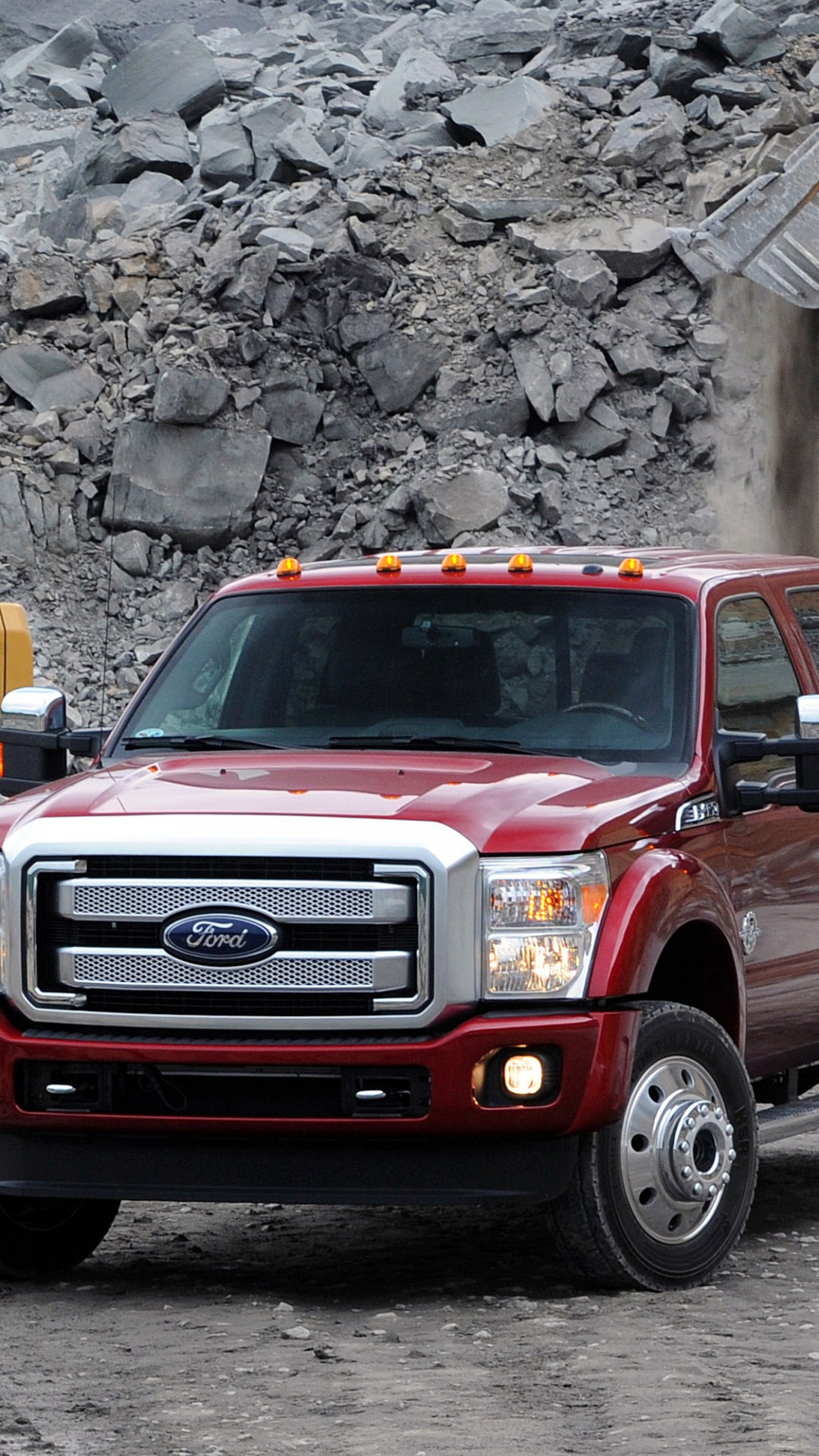 Wallpaper ford f450, super duty platinum, crew, cab, red, Cars & Bikes