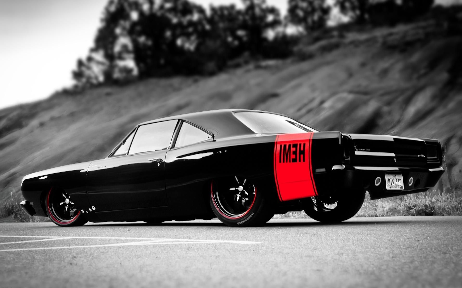 Old American Muscle Car Wallpaper HD