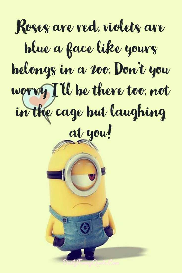 Funny Quotes Minions And Short Funny Words