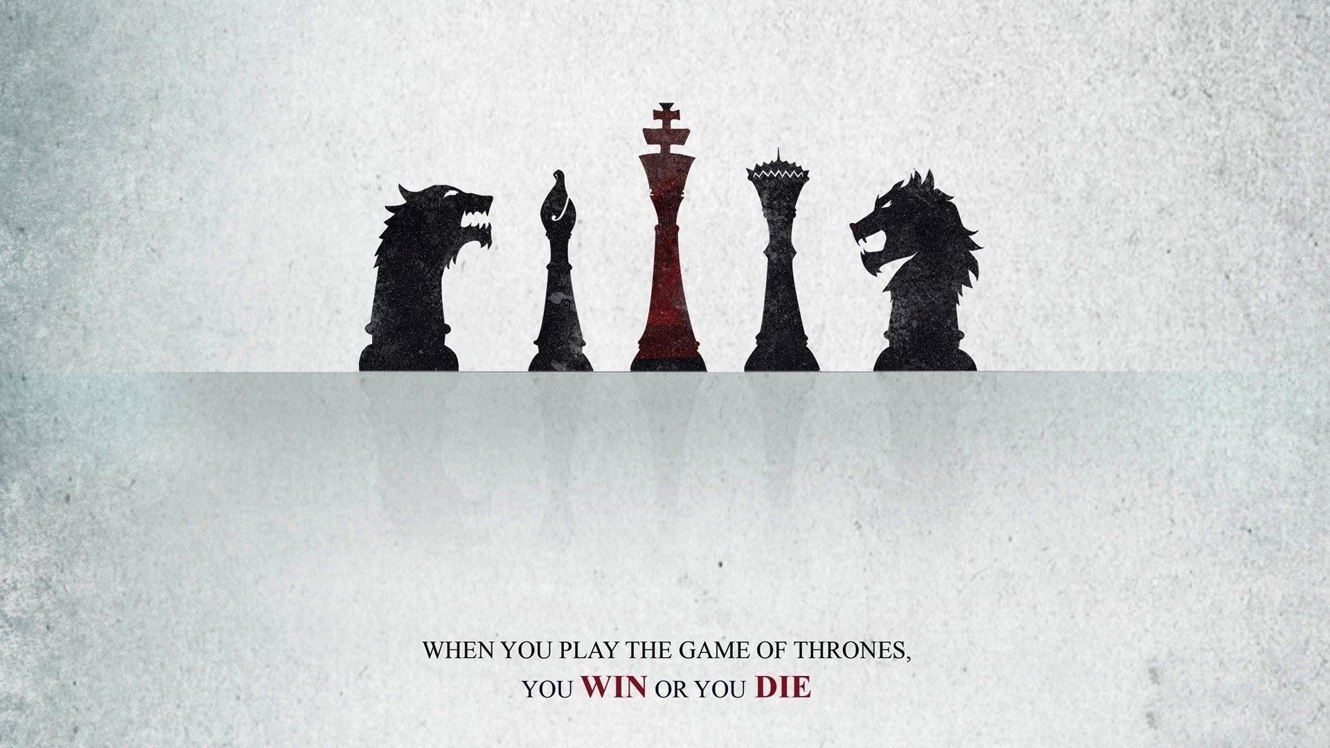 Attitude Quotes HD Wallpaper Play The Game Of Thrones You Win Or You Die
