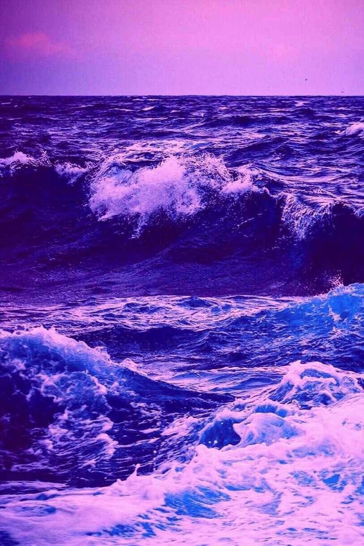 Purple Ocean Wallpaper Free Purple Ocean Background