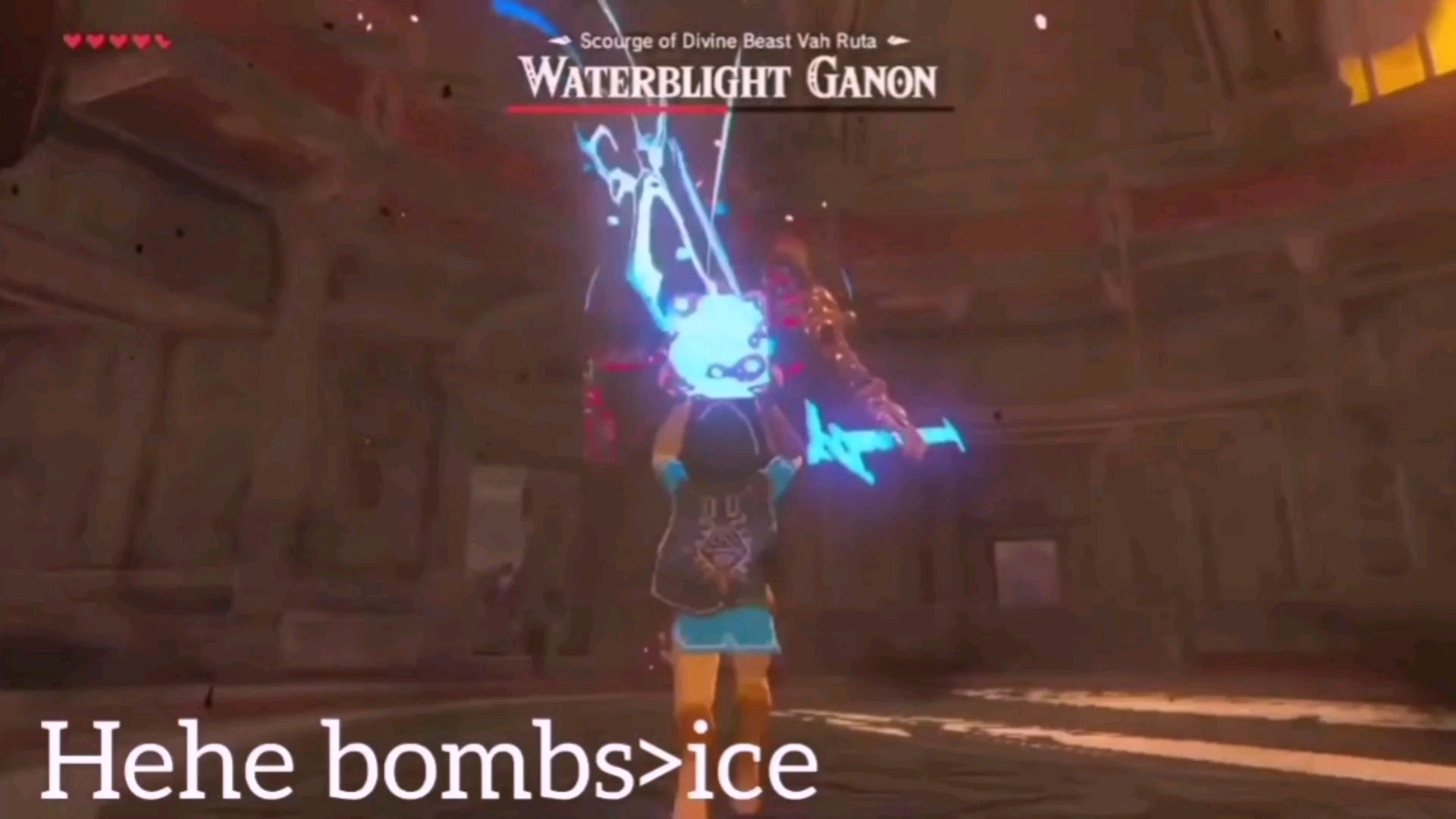 I Manged To Somehow Beat Waterblight Ganon With Only Bombs!, R Breath_of_the_Wild