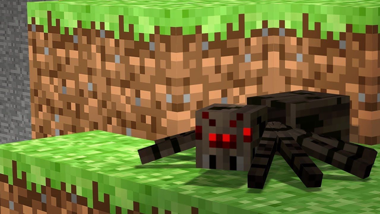 minecraft cave spider wallpaper