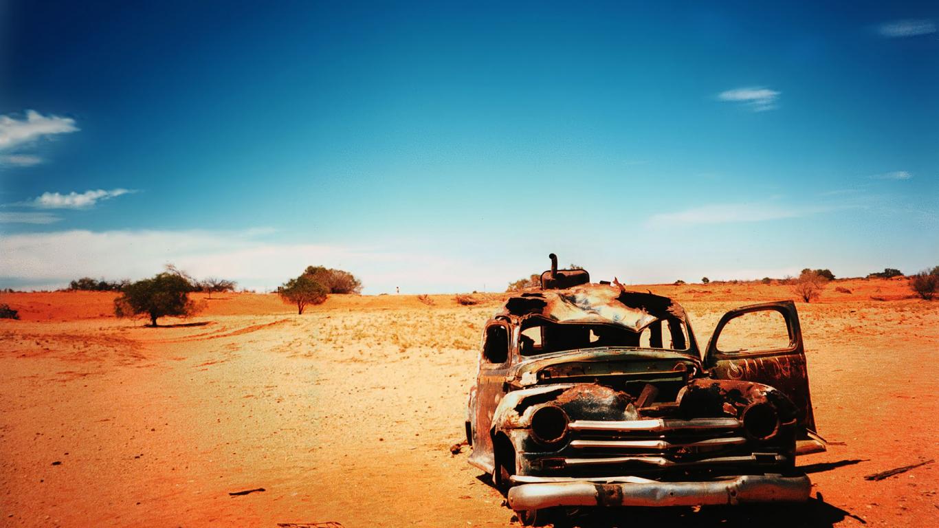 Wallpaper Alone Car Desert Old Photography HD 1366x768