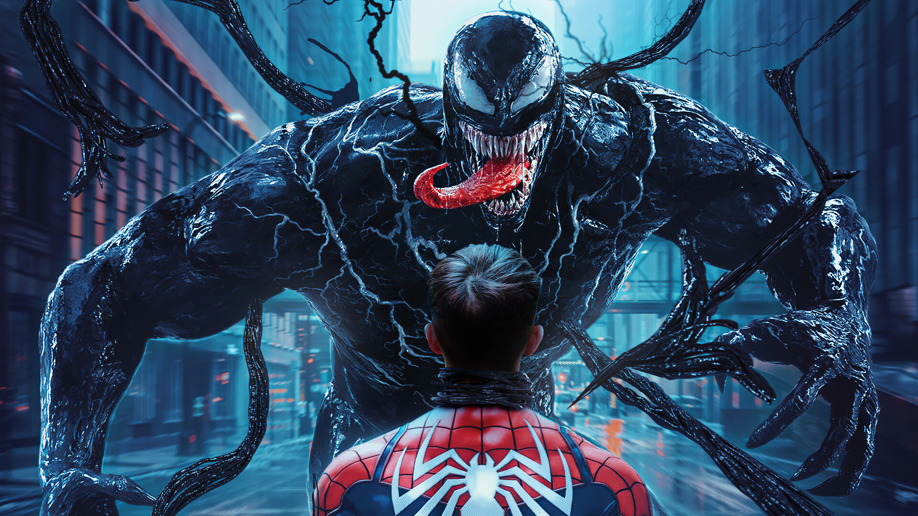 4k Spider Man Vs Venom, HD Superheroes, 4k Wallpapers, Image, Backgrounds, Photos and Pictures