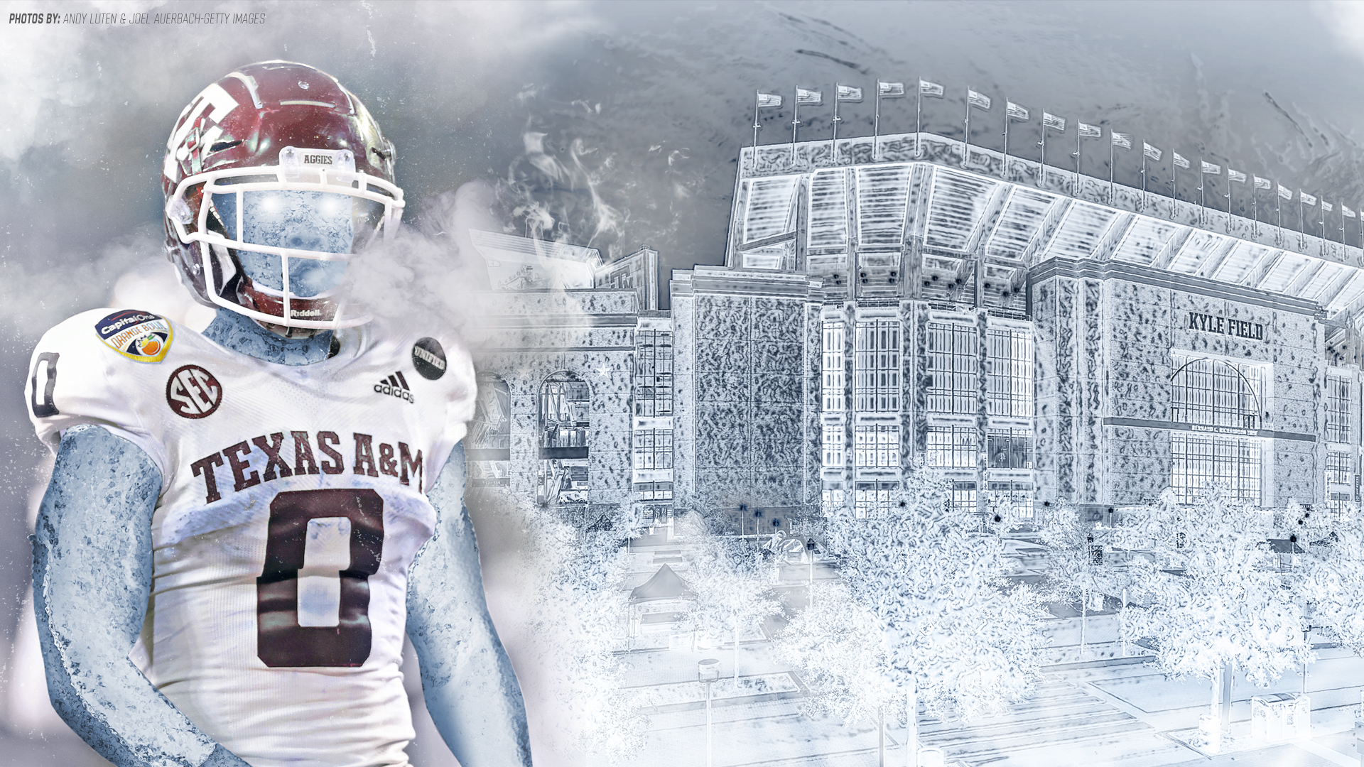 Texas A&M Aggie Football Desktop Wallpaper and Background Bull Hunting