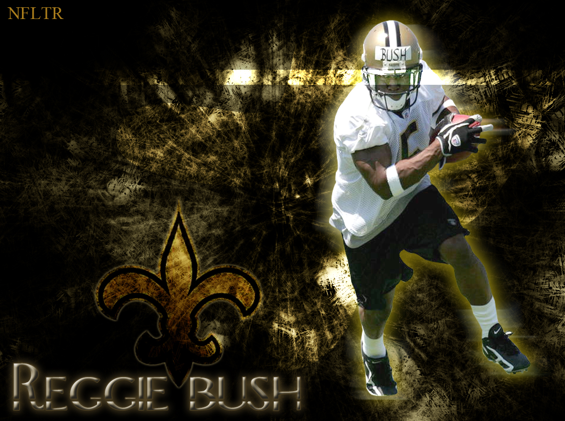 Download New Orleans Saints Reggie Bush Wallpaper