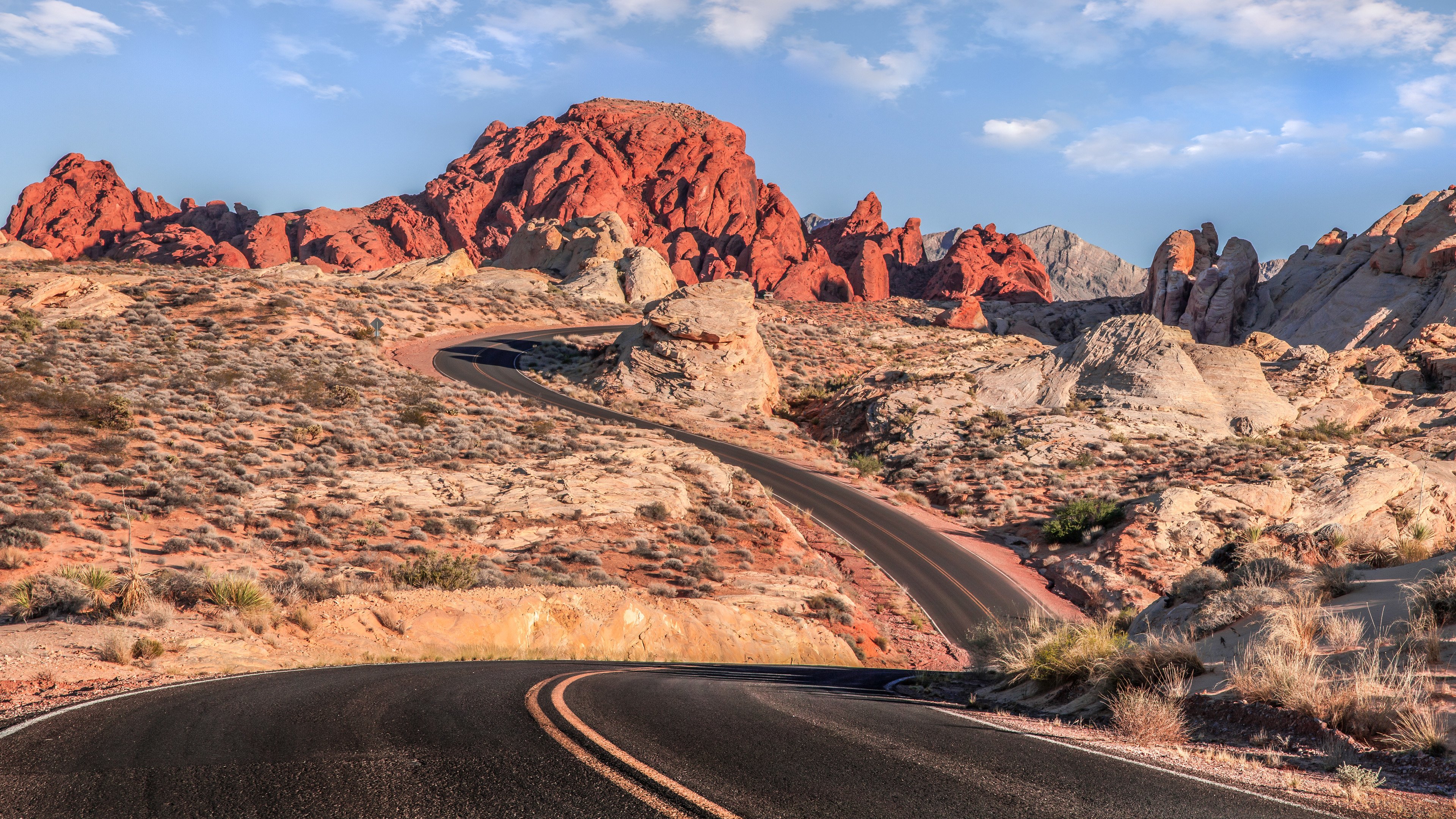 Valley of Fire Highway Nevada 4K wallpapers