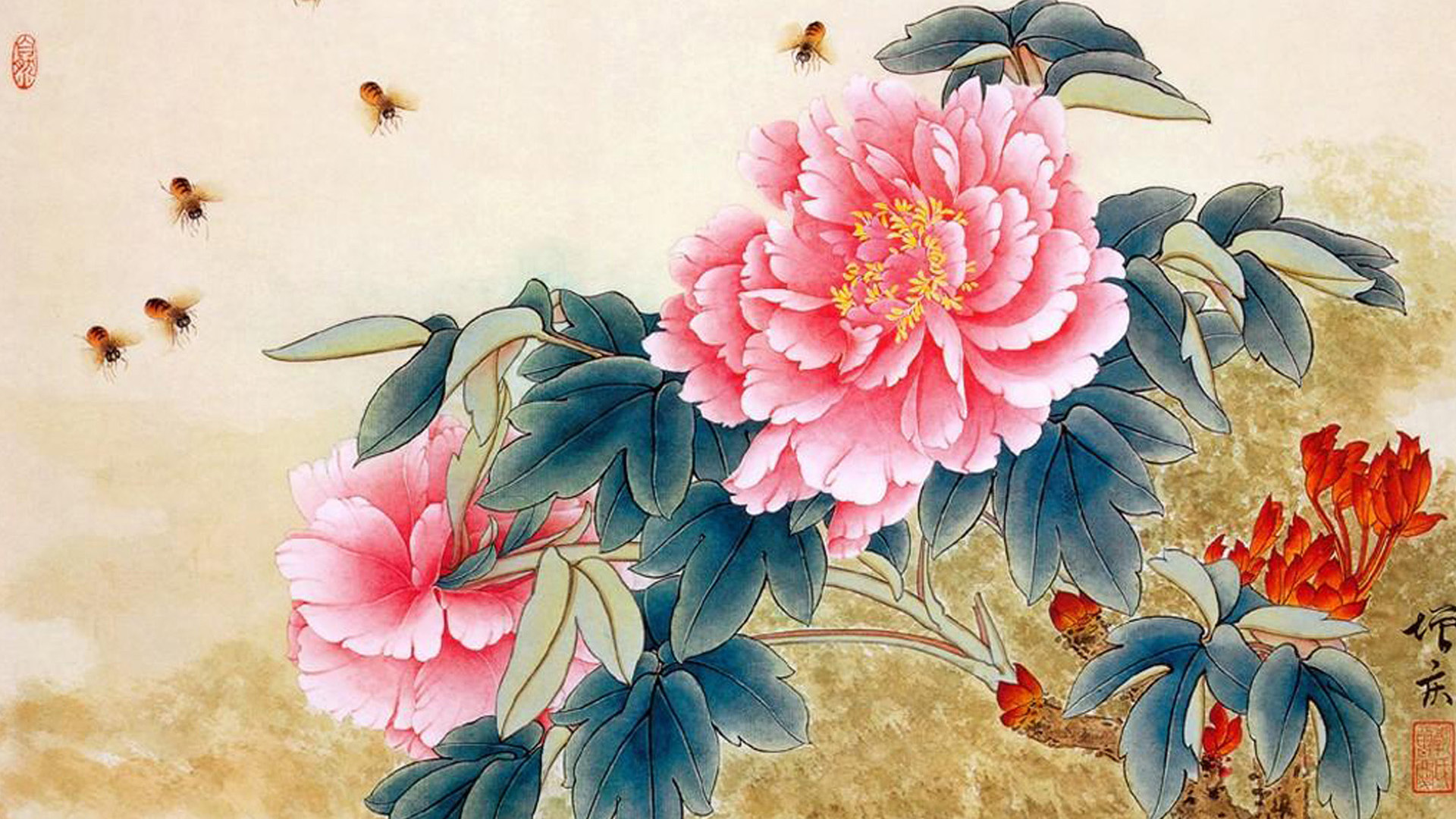 Chinese Flower Wallpapers