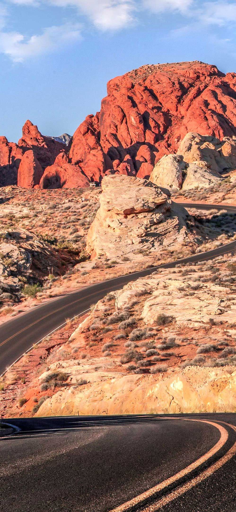 valley of fire highway nevada Iphone Pro Ma Wallpapers