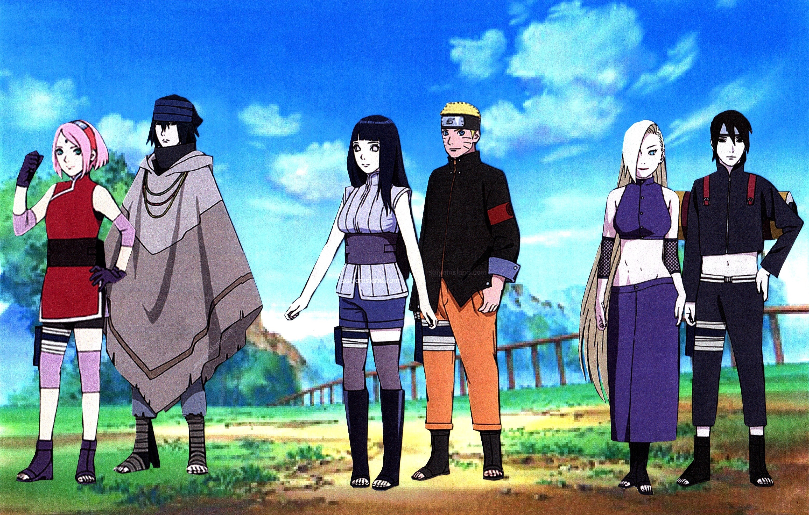 Naruto Hinata Sasuke Sakura Sai Ino Wallpapers By Weissdrum