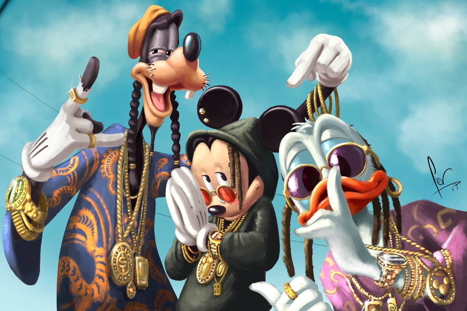 5054970 / Disney, Goofy, Donald Duck, Mickey Mouse wallpapers