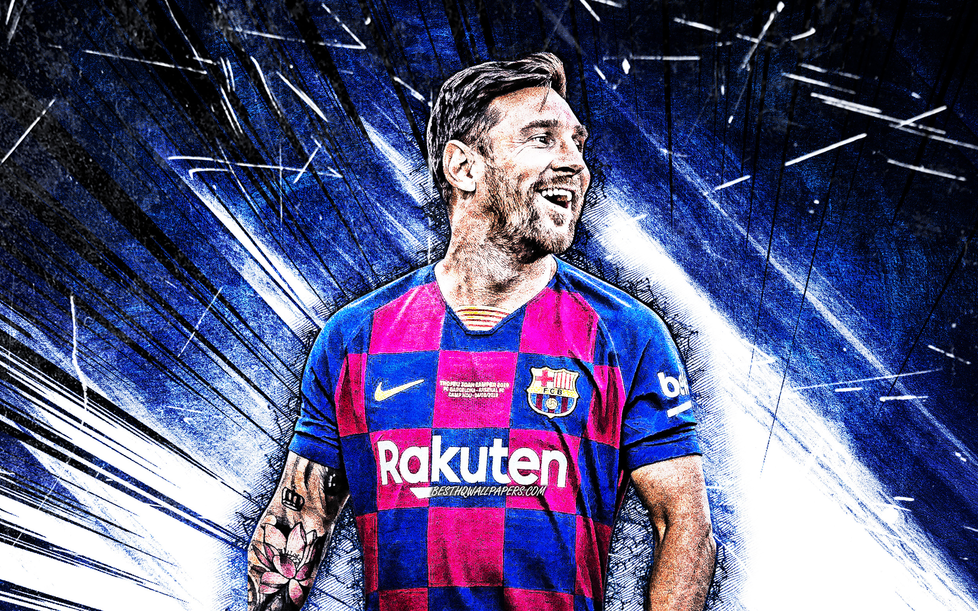 Fc Barcelona Messi Wallpapers 4K
