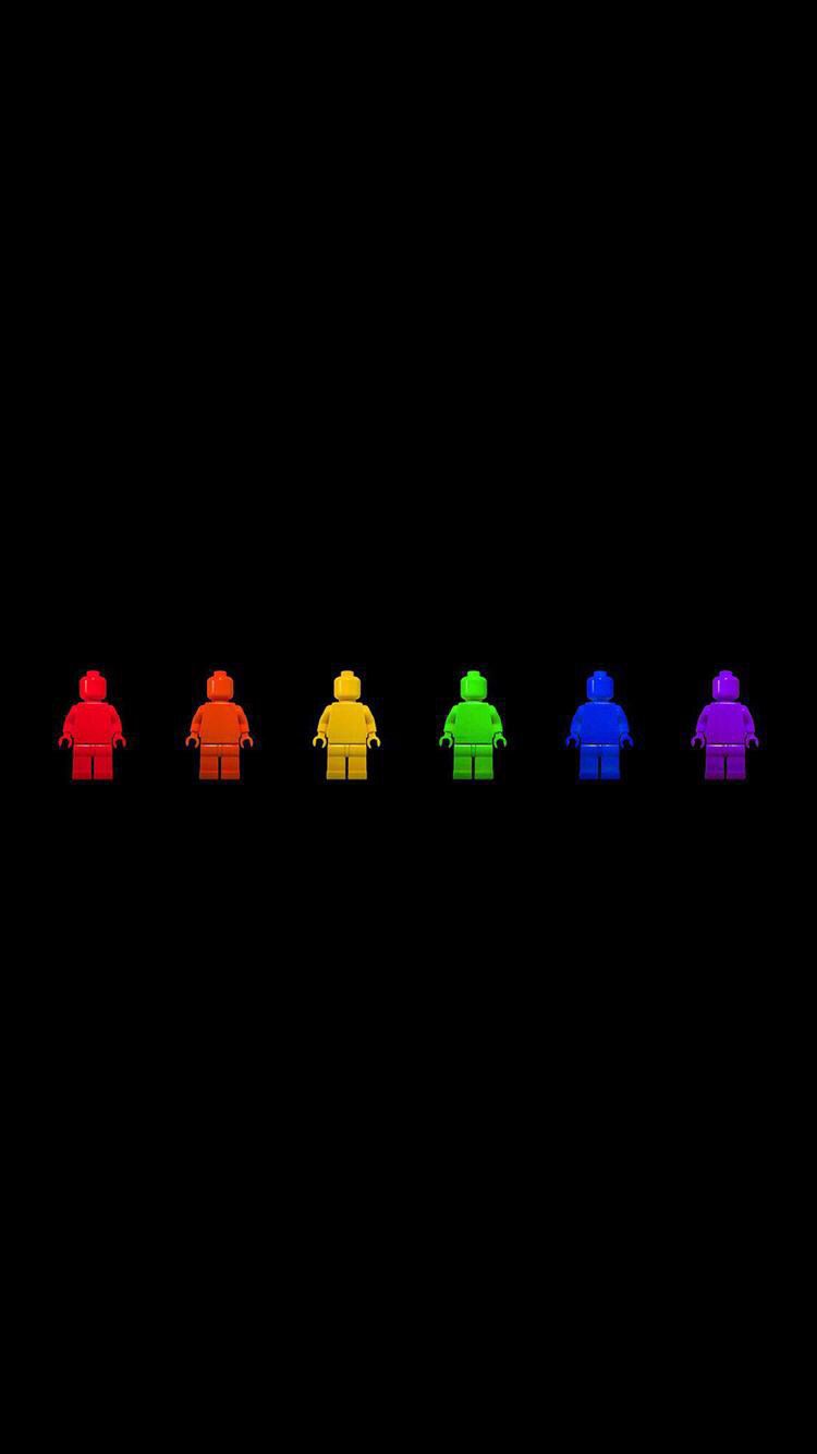 Lego wallpaper, Rainbow wallpaper, Lego