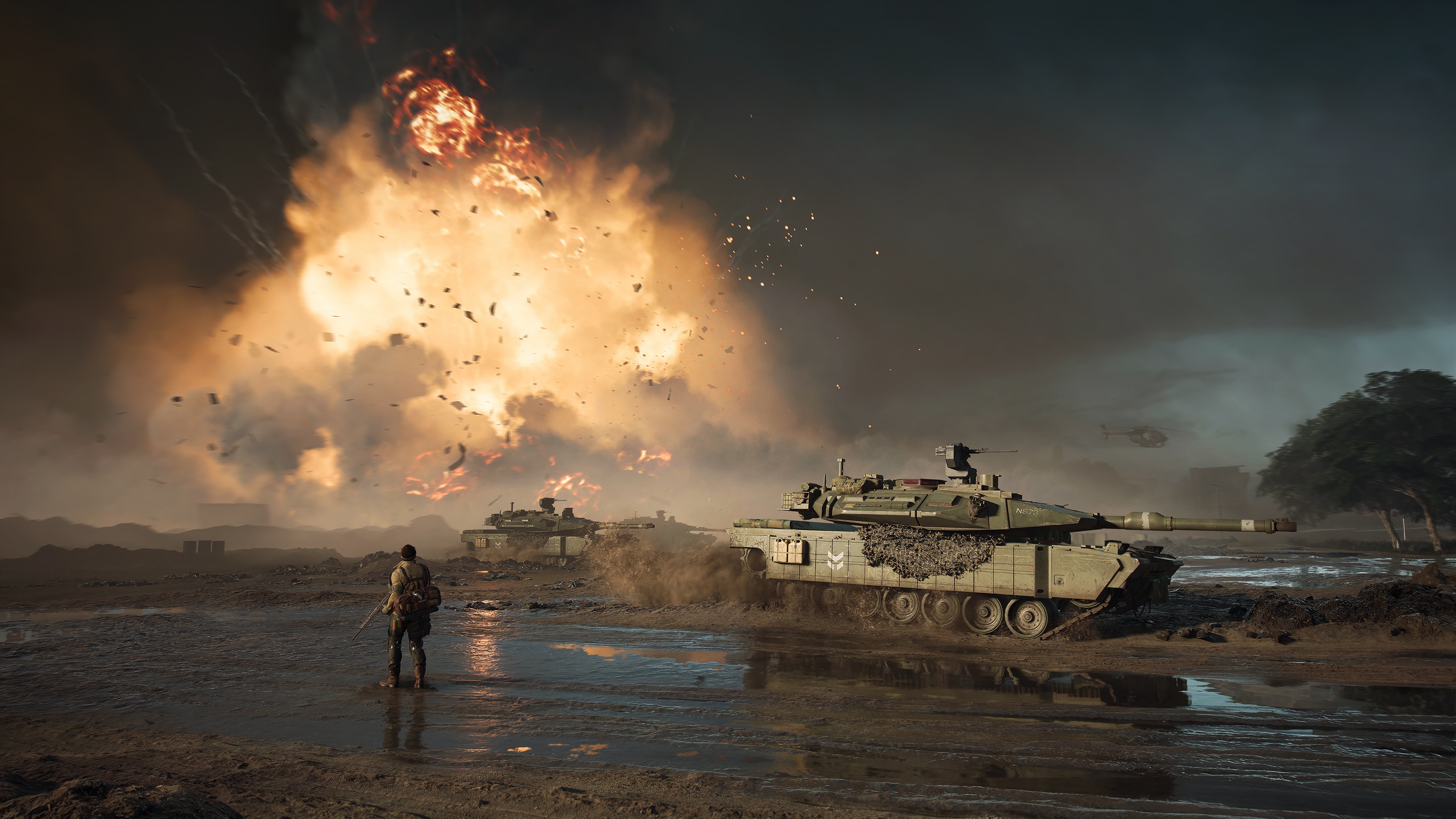 battlefield game, tank, screenshot, 4k, pc, wallpaper HD Wallpaper