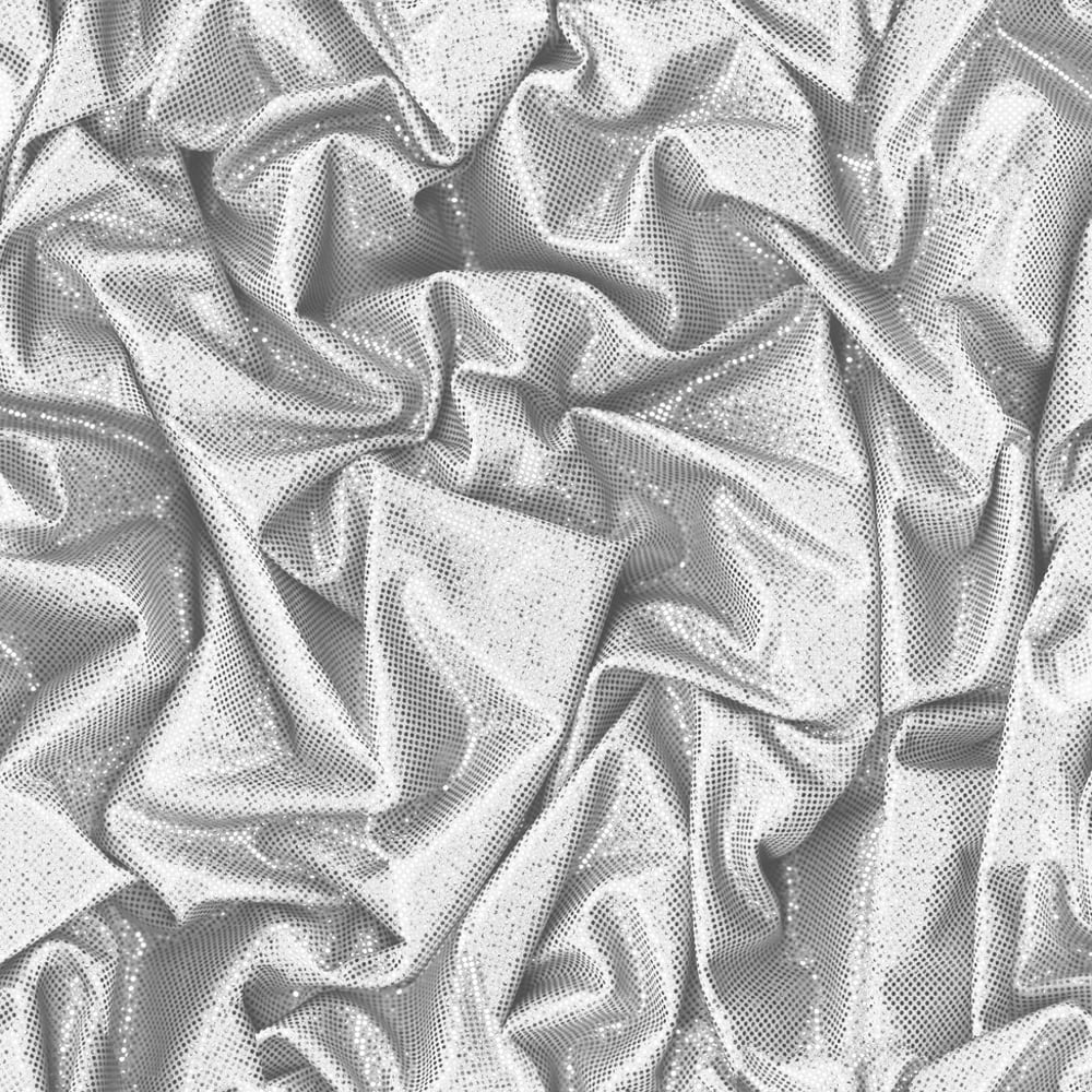 Chloe Crushed Silk wallpaper in grey & silver. I Love Wallpaper