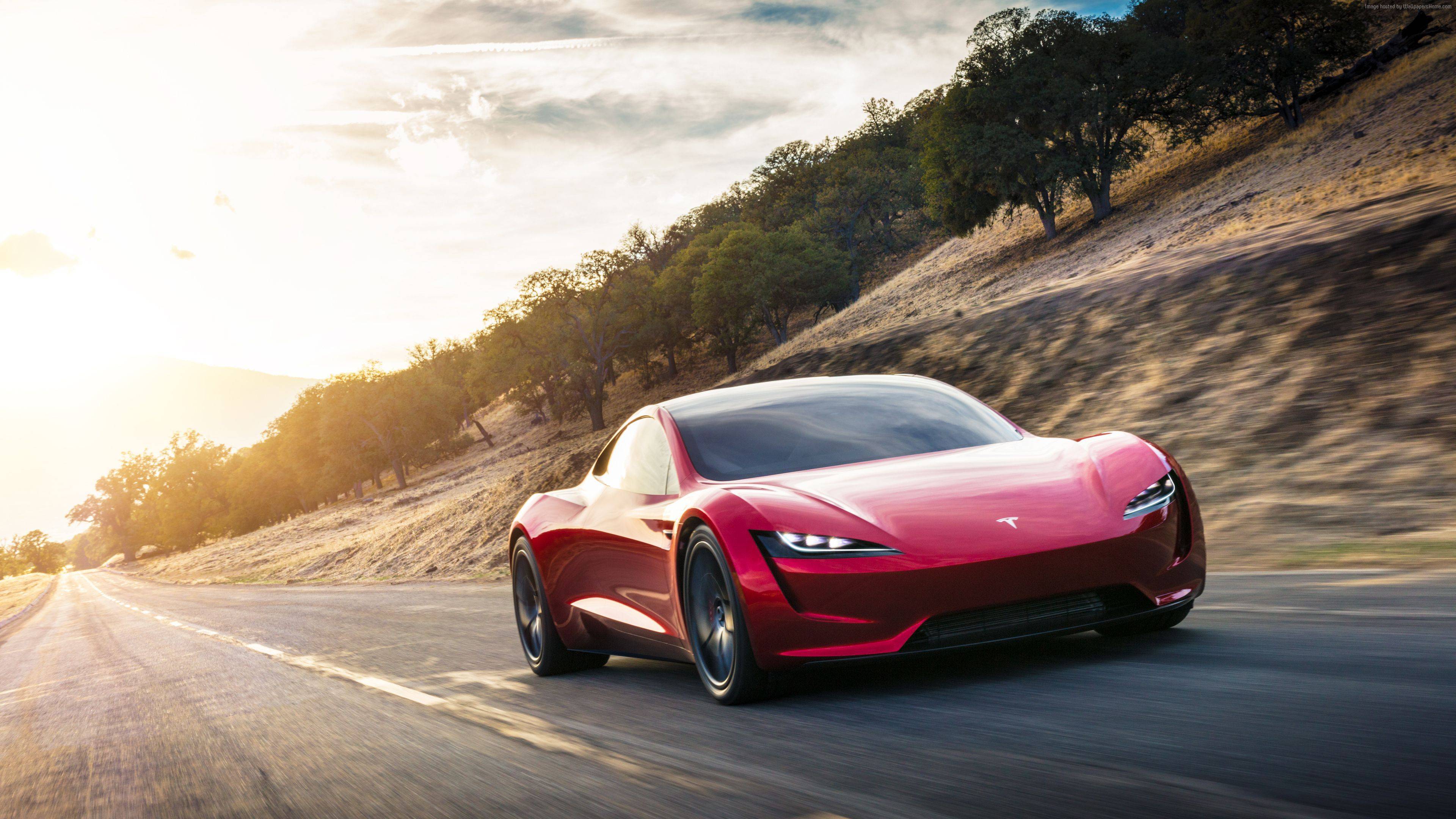 Tesla Roadster Electric Car Wallpapers