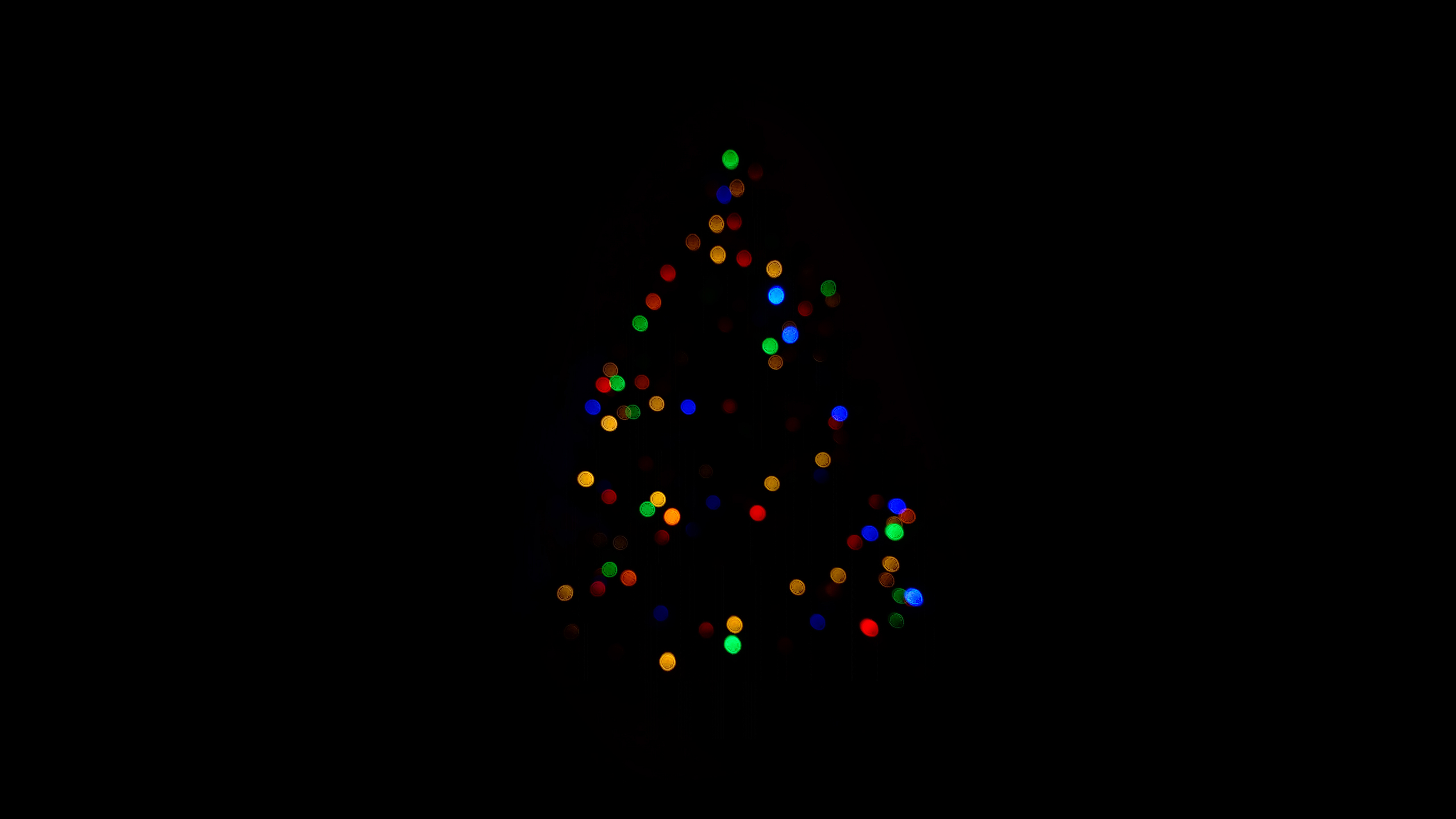 Wallpaper 4k Christmas Tree Minimalism Dark 4k Wallpaper