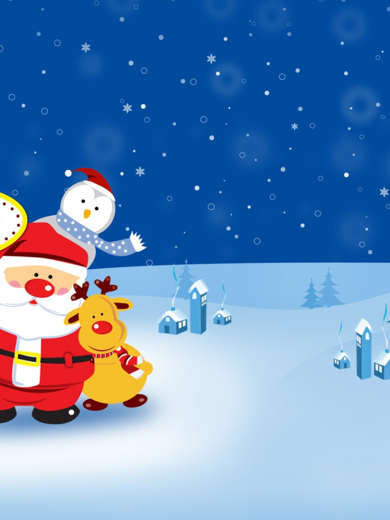 Free download Cute Cartoon Christmas Wallpapers 10560 Hd Wallpapers [1920x1080] for your Desktop, Mobile & Tablet