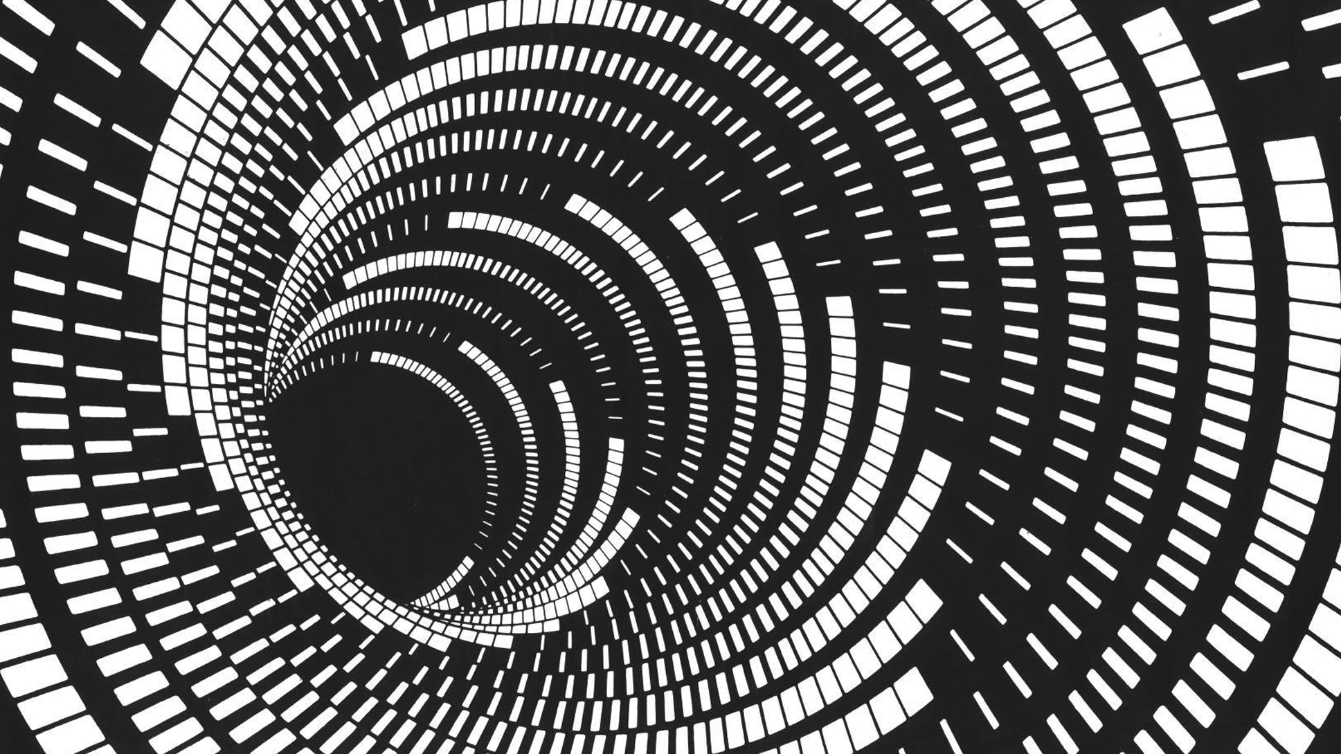 Black And White Trippy Vortex Wallpapers