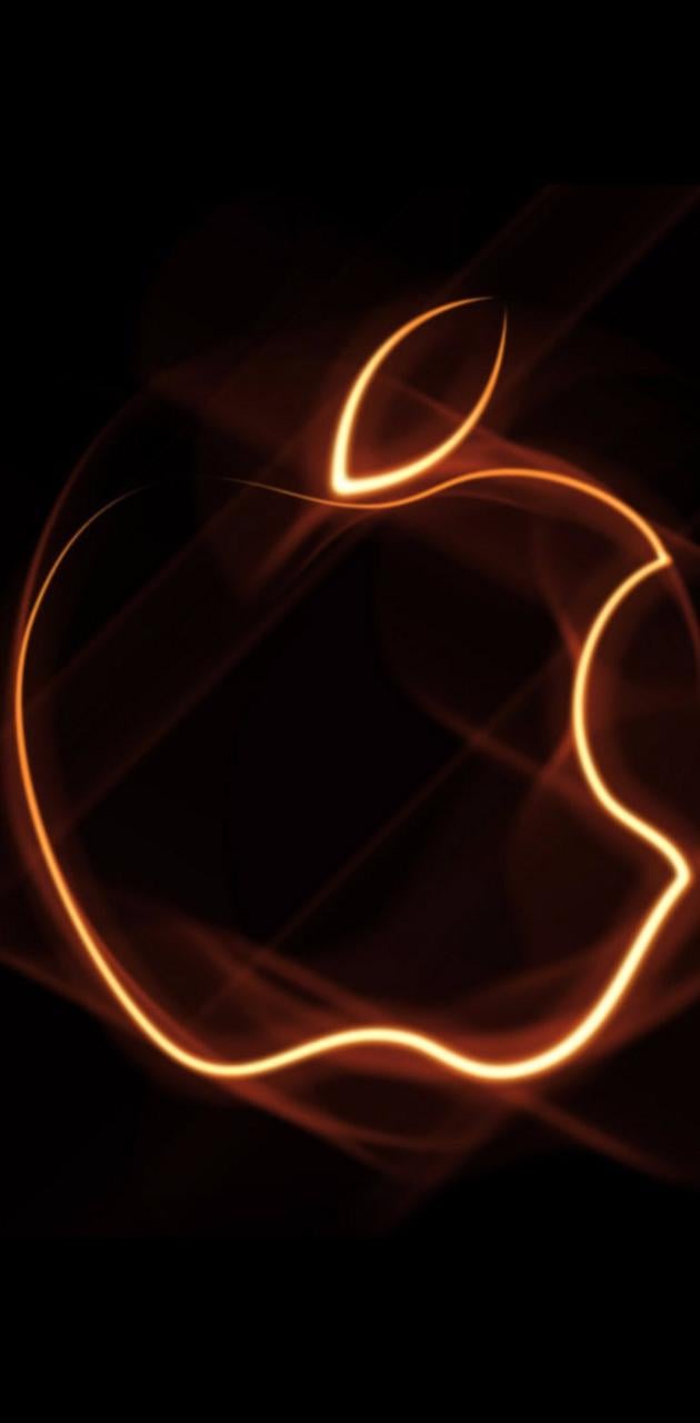 Neon Apple Logo wallpapers by JD_Bowers
