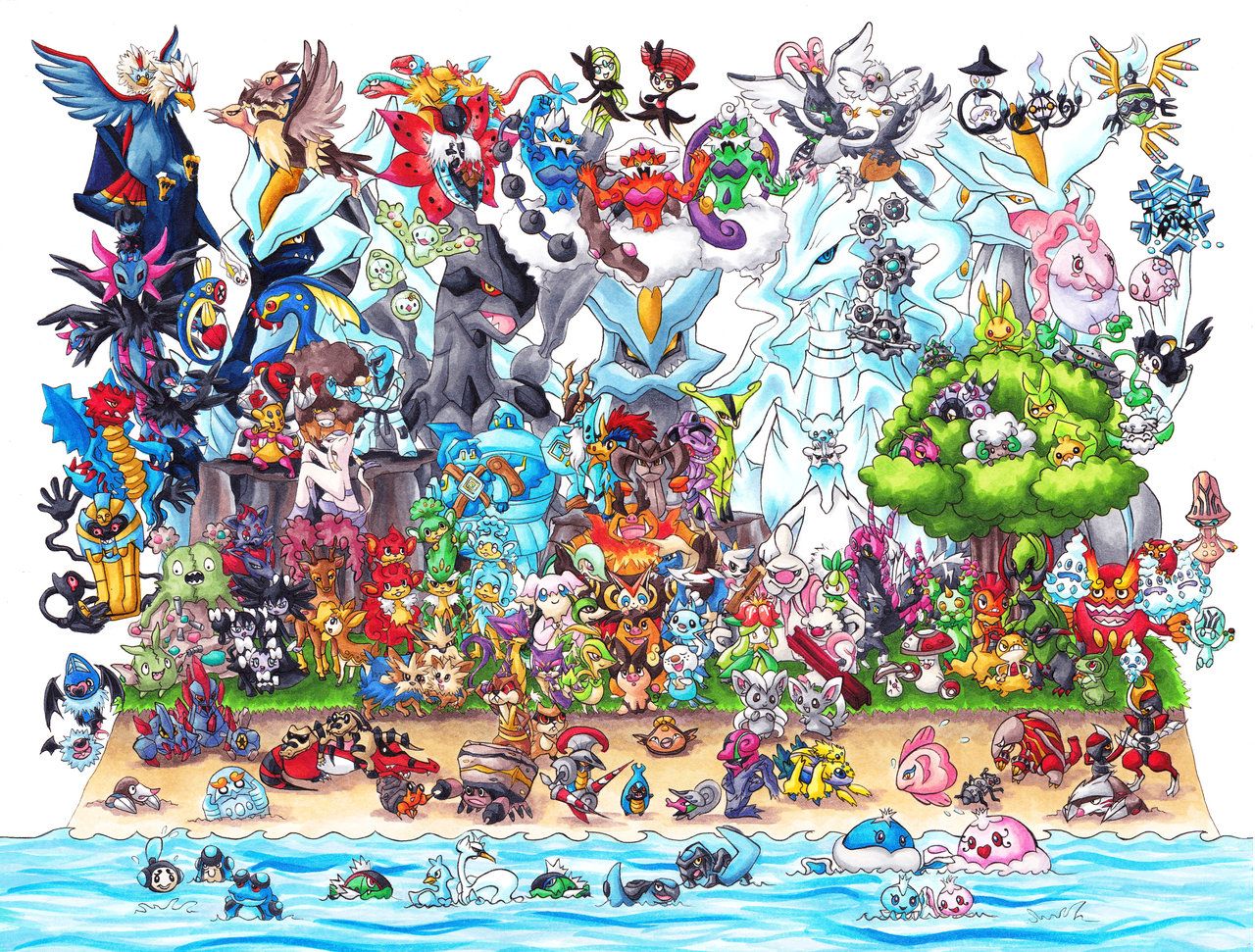 Unova Starters wallpaper by toxictidus - Download on ZEDGE™