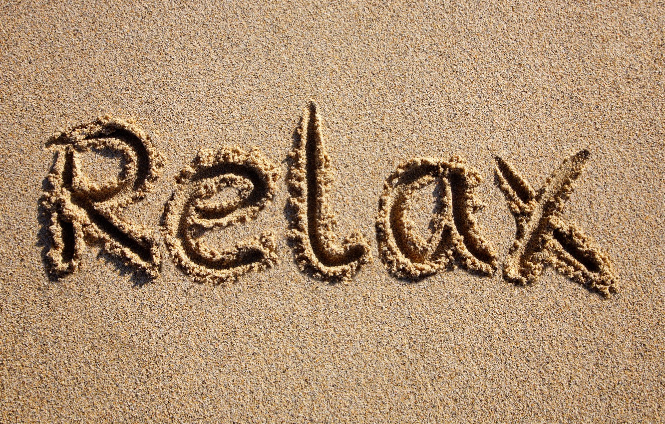 Wallpaper sand, beach, summer, stay, relax, relax image for desktop, section настроения