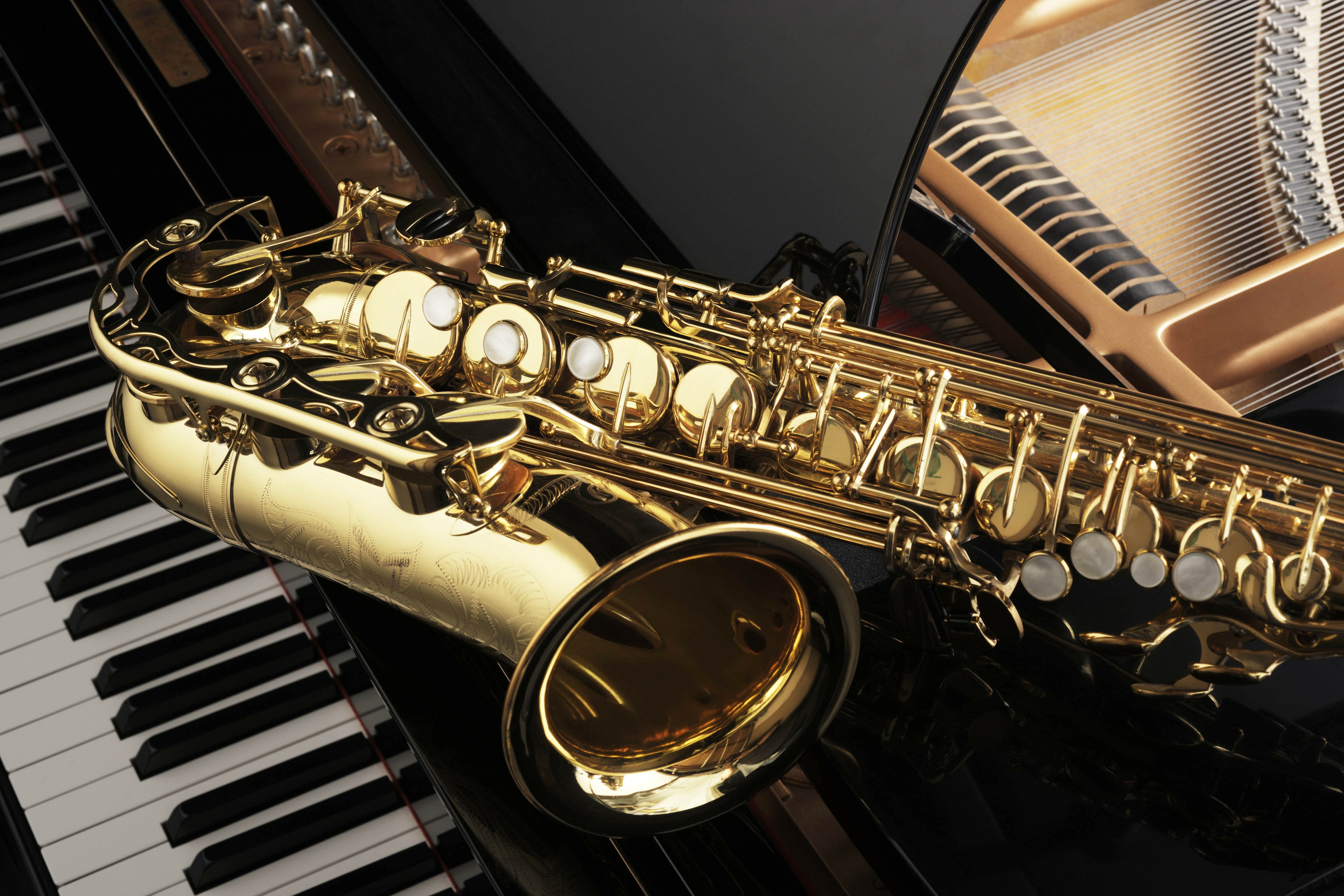 hd saxophone wallpaper, musical instrument, saxophone, wind instrument, music, clarinet family