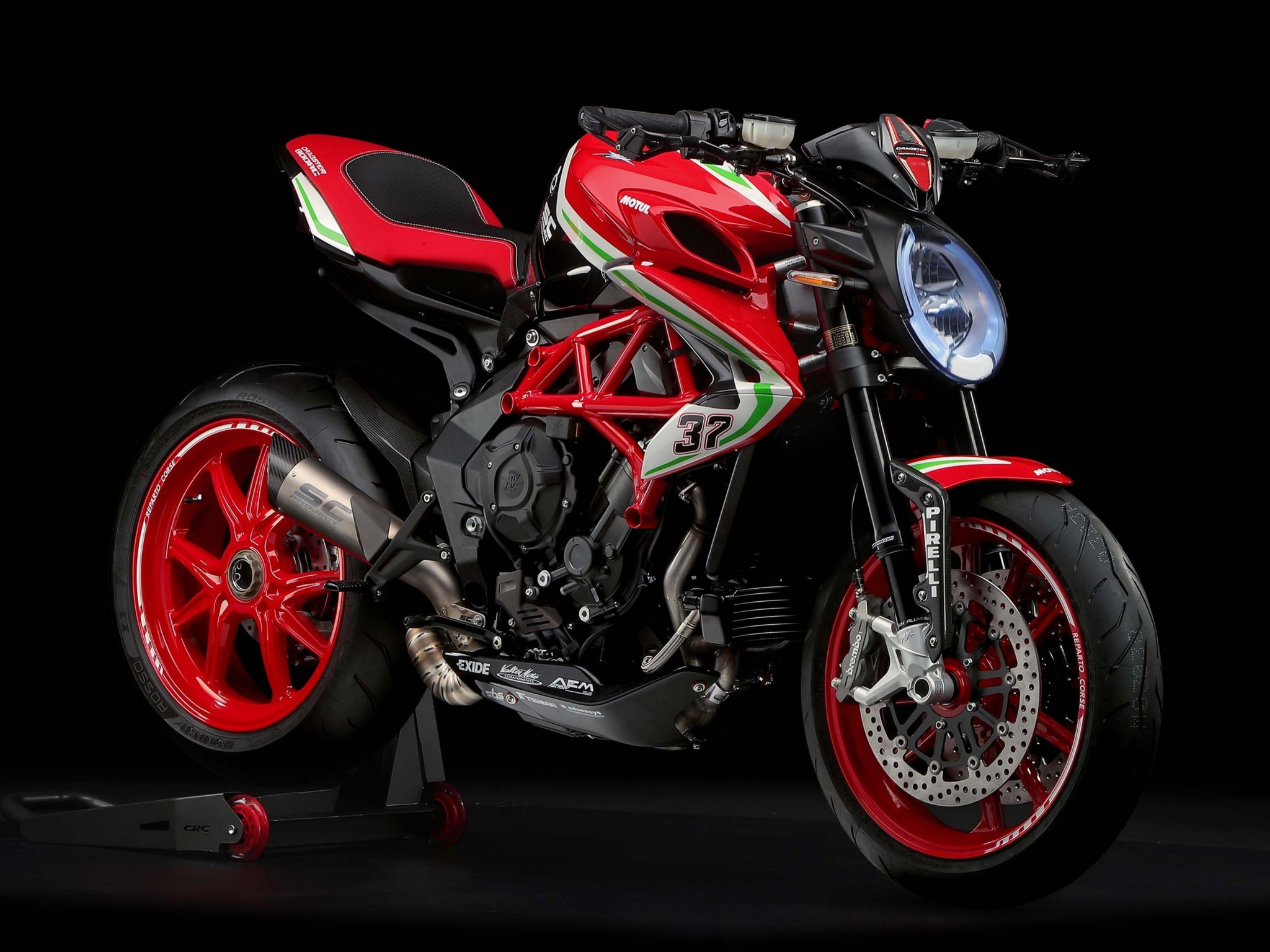 Download 2048x1536 Mv Agusta Dragster 800 Rc, Red, Motorcycle, Side View Wallpapers for Ainol Novo 9 Spark