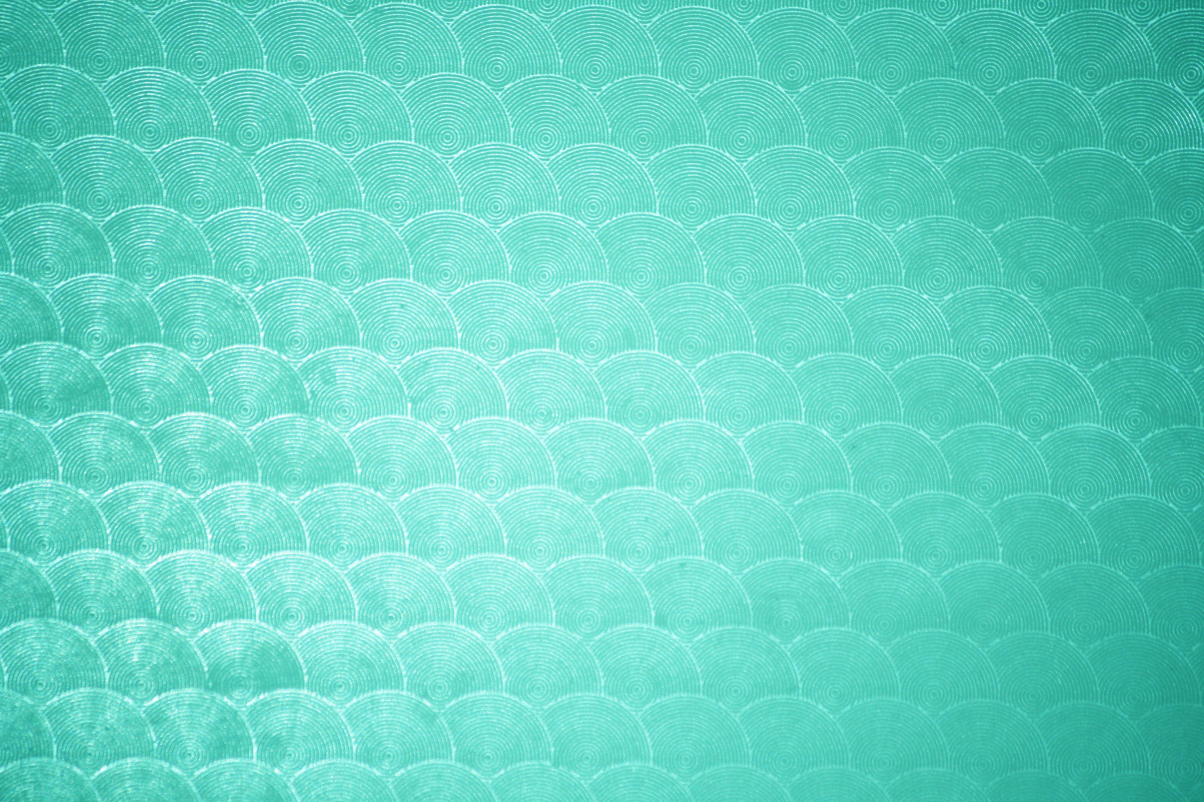 Aqua Green Circle Patterned Plastic Texture Picture. Free Photograph. Photo Public Domain