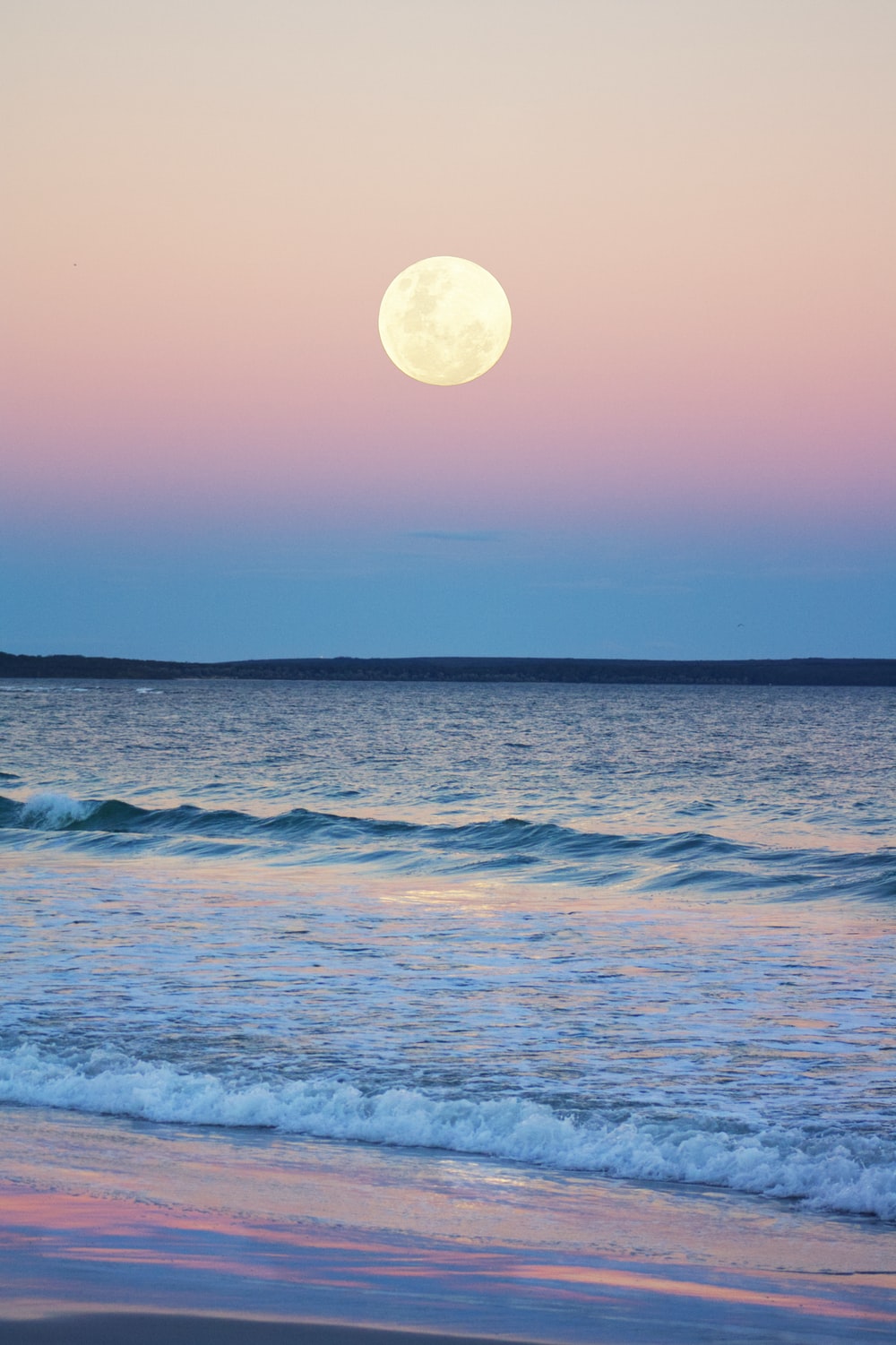 Moon Sea Picture. Download Free Image
