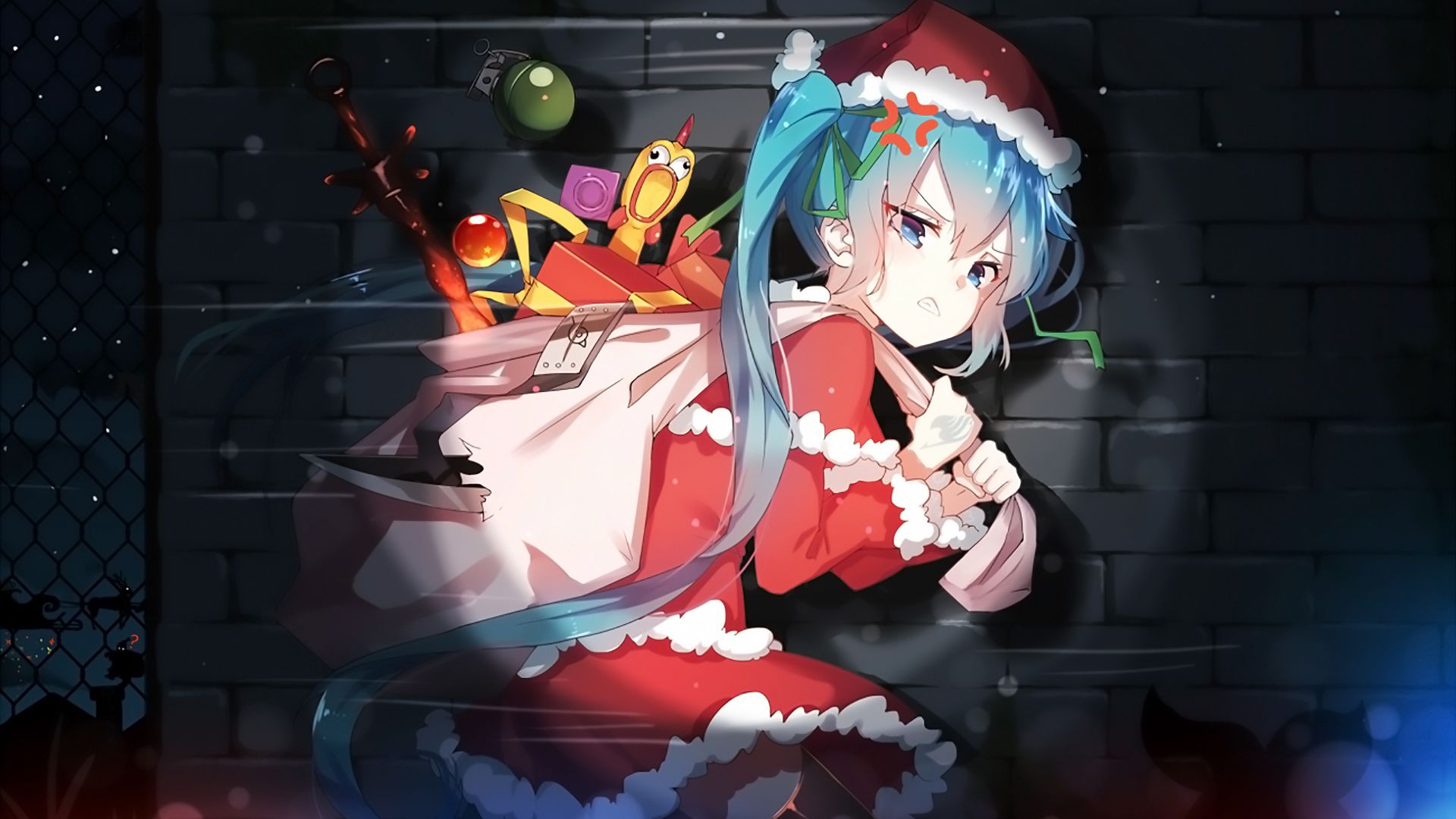 Desktop Wallpapers Hatsune Miku, Christmas, Gifts, 2017, Hd Image, Picture, Background, 23dfa2