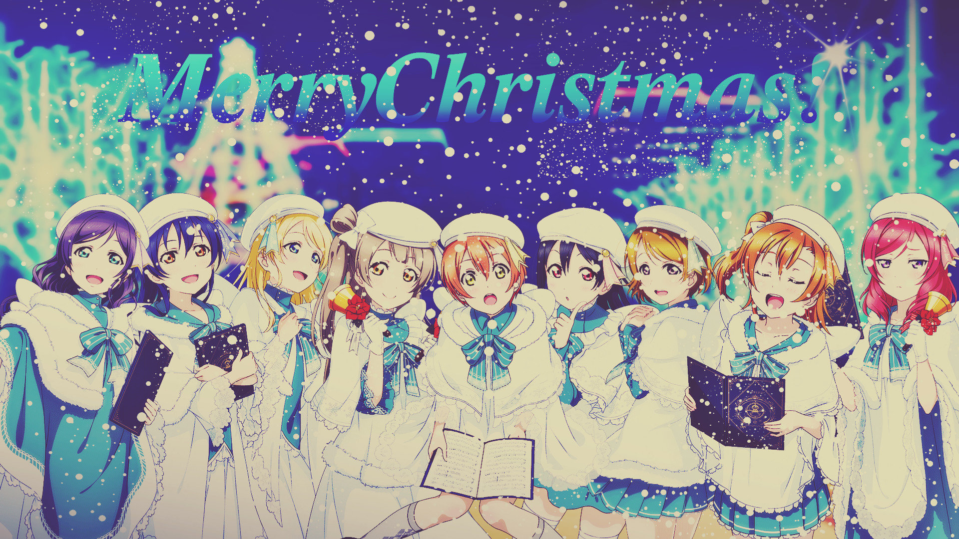 Best Christmas Anime wallpapers ID:24848 for High Resolution 1080p PC