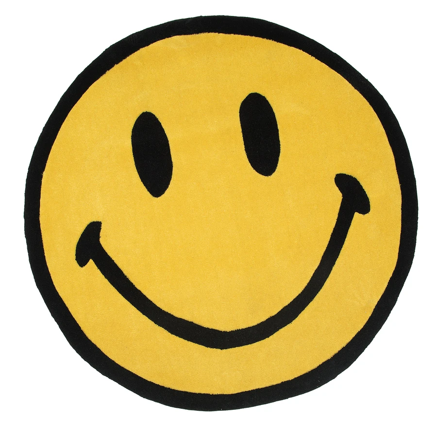 SMILEY RUG. Chinatown Market. Smiley, Graphic design fun, Sticker design