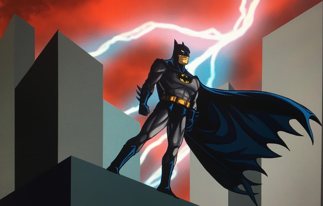 Wallpaper Batman, Comics, Bruce Wayne, Animated Siries image for desktop, section фильмы