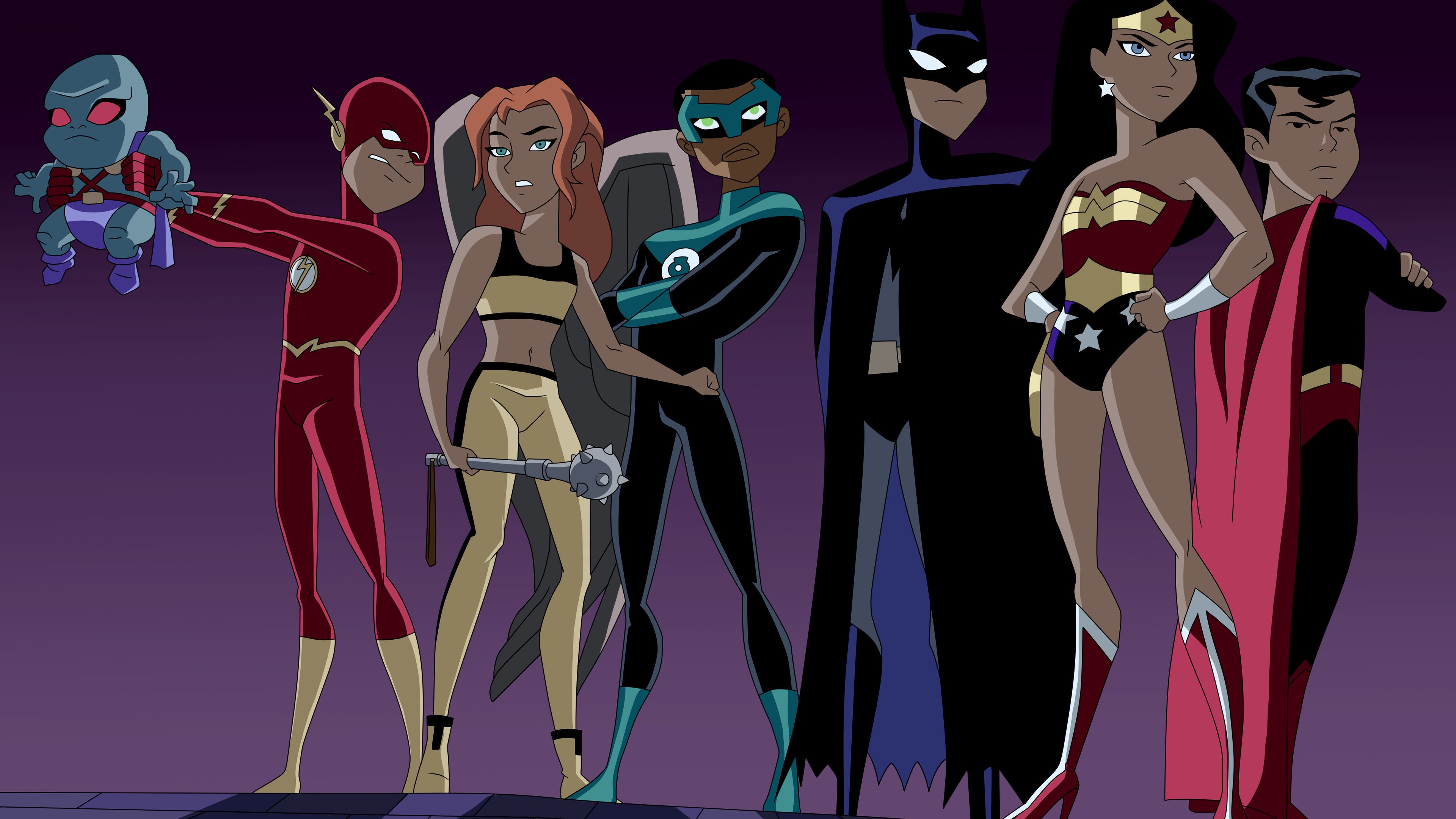 Justice League Anime HD Wallpaper