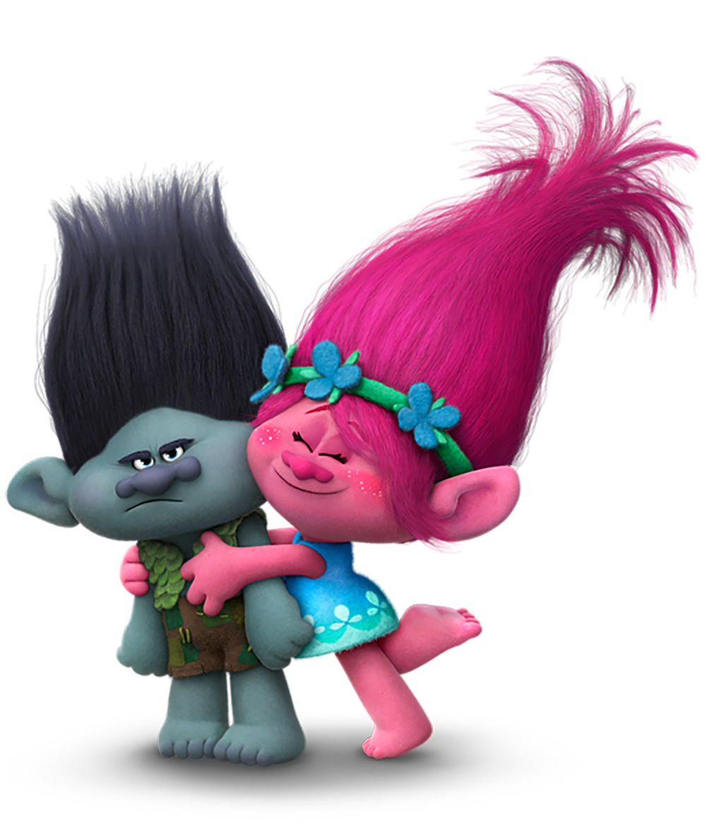Trolls Branch and Poppy Transparent PNG Image​-Quality Image and Transparent PNG Free Clipart