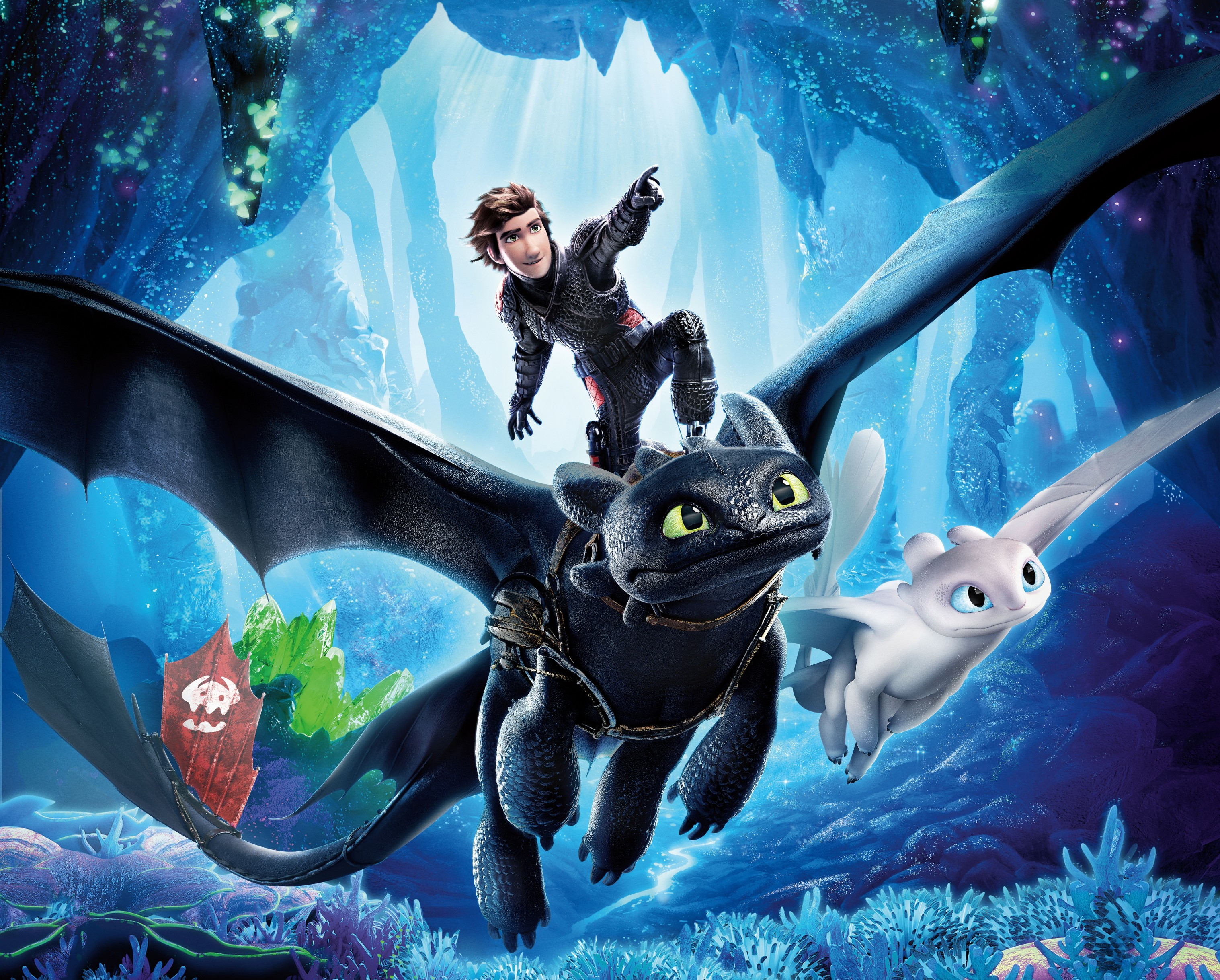 Download 3035x2437 How To Train Your Dragon: The Hidden World, Animation, Toothless Wallpaper
